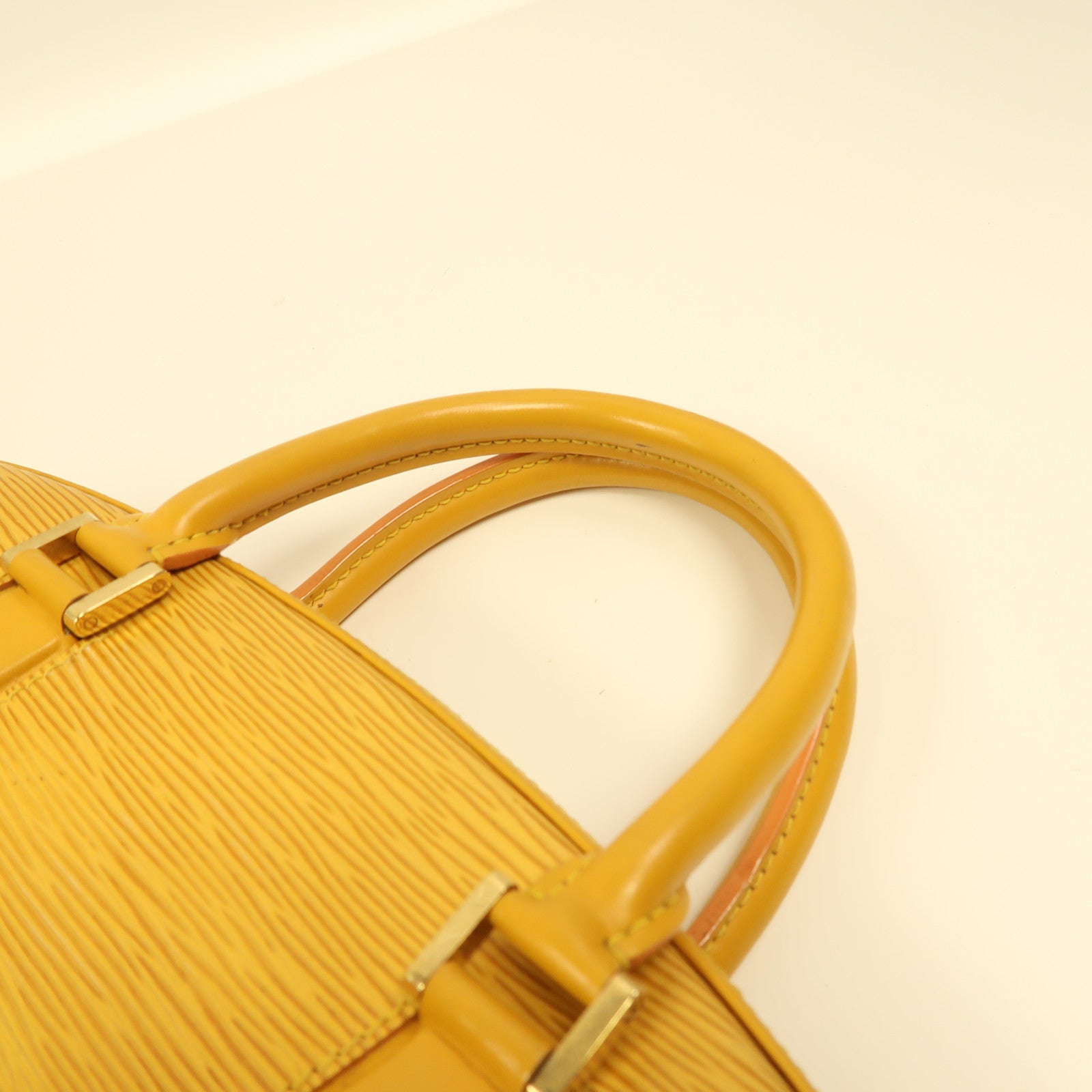 LOUIS VUITTON【激減優惠】 Epi皮革Jasmin金扣手挽袋黃色