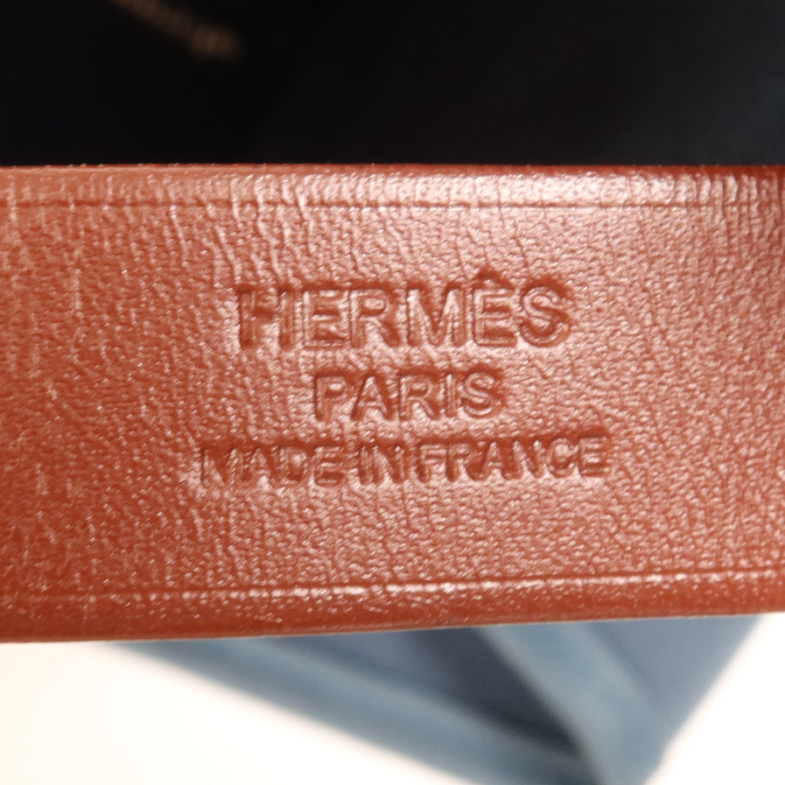 HERMES 帆布Cabag 32銀扣手挽肩背兩用袋Bleu Tempete