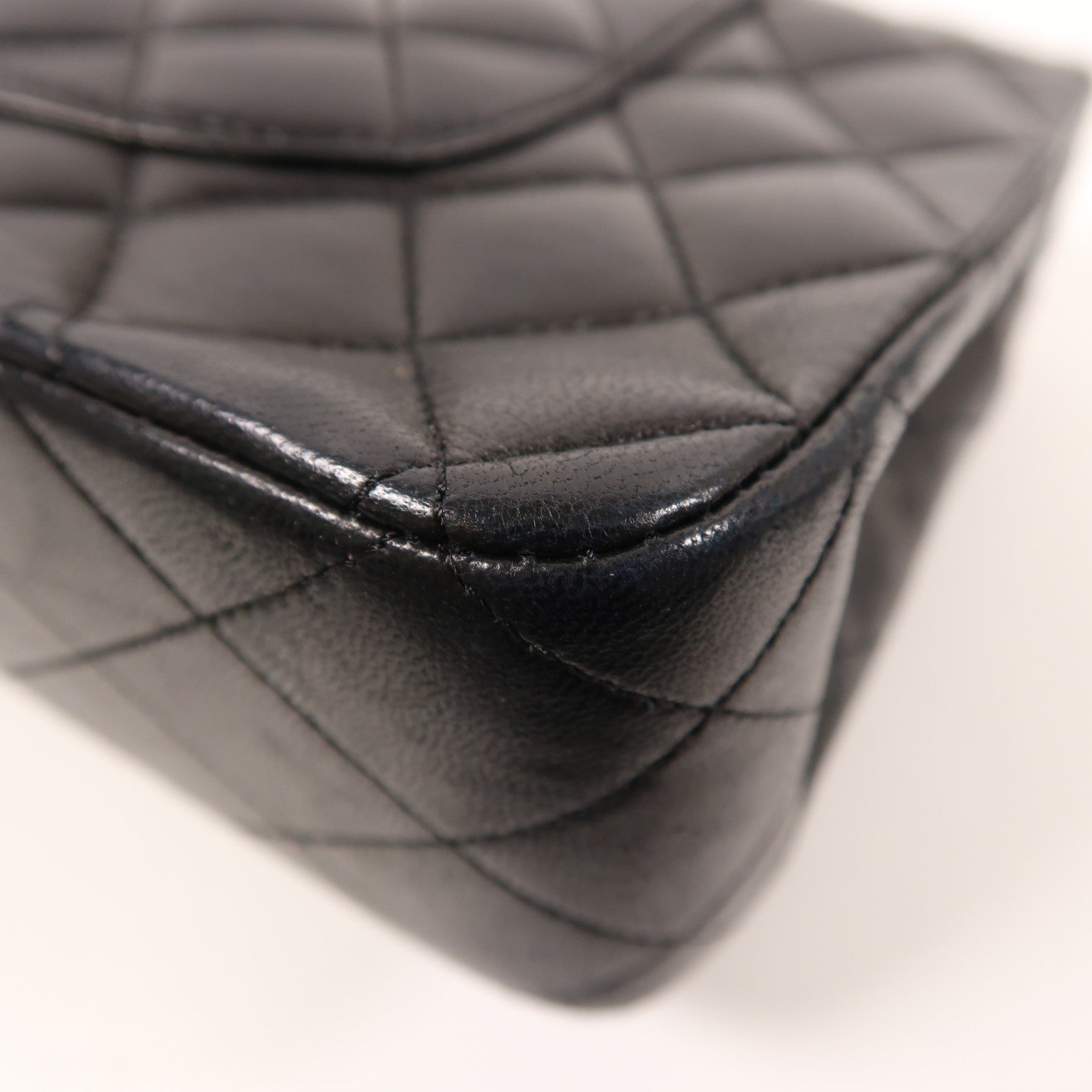 CHANEL 羊皮皮革Classic 25金扣鏈帶肩背袋