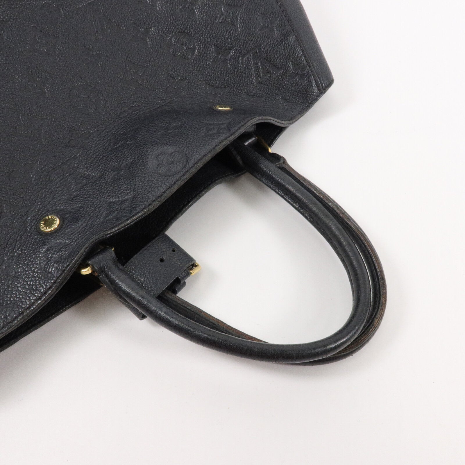 LOUIS VUITTON Monogram Empreinte Montaigne MM手挽肩背兩用袋