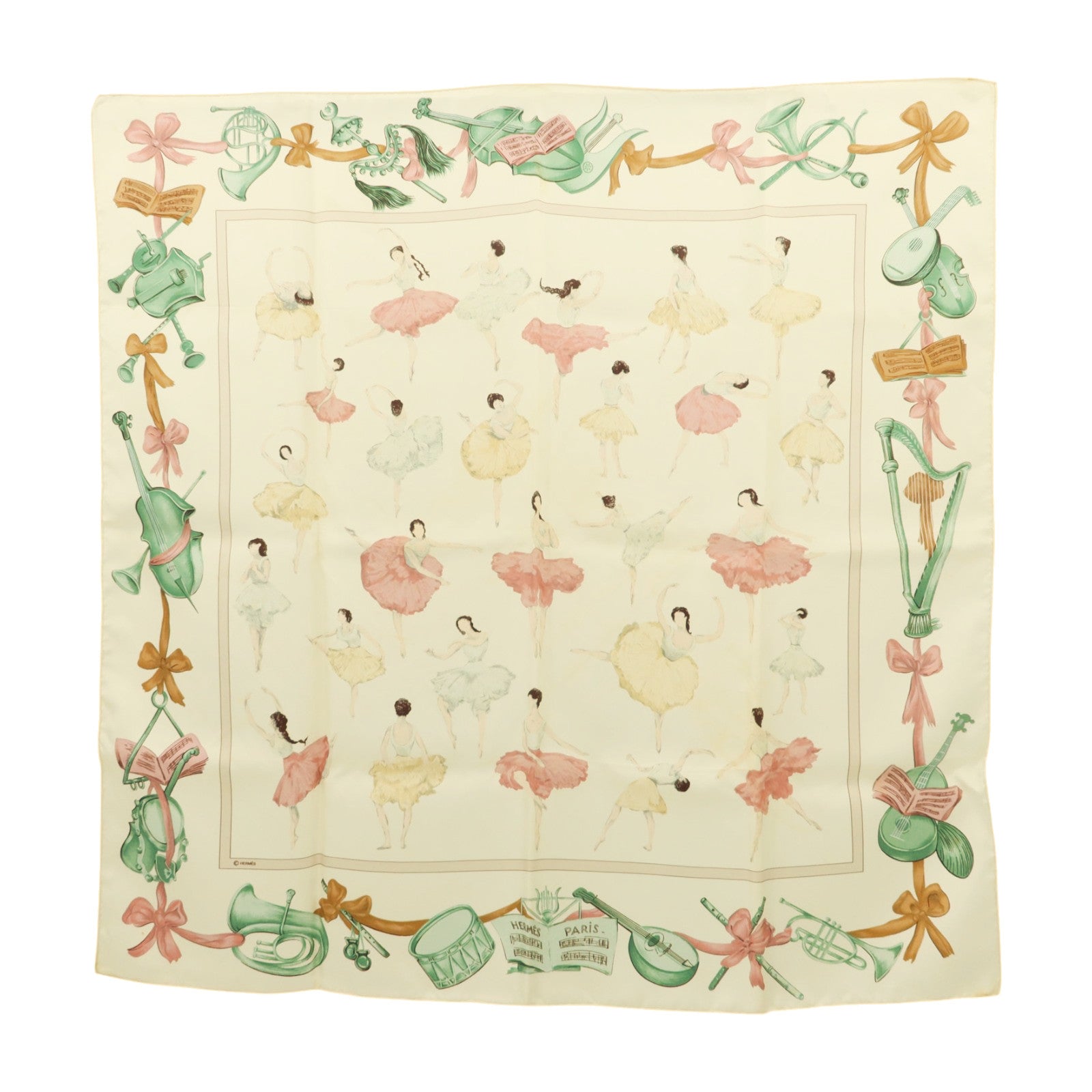 HERMES 絲質Scarf 90X90絲巾
