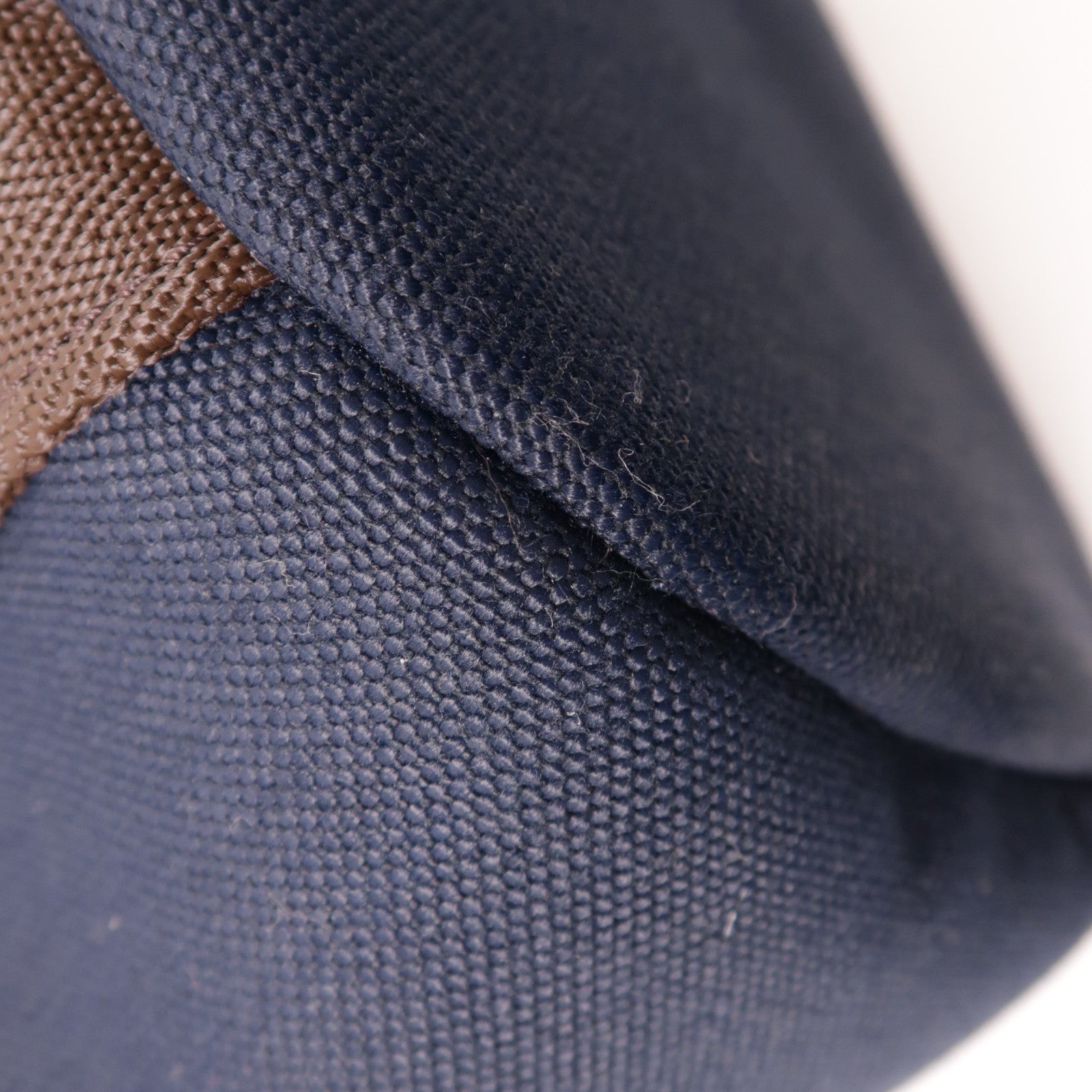 HERMES 帆布Sac De Pansage Groom銀扣手挽肩背兩用袋Navy