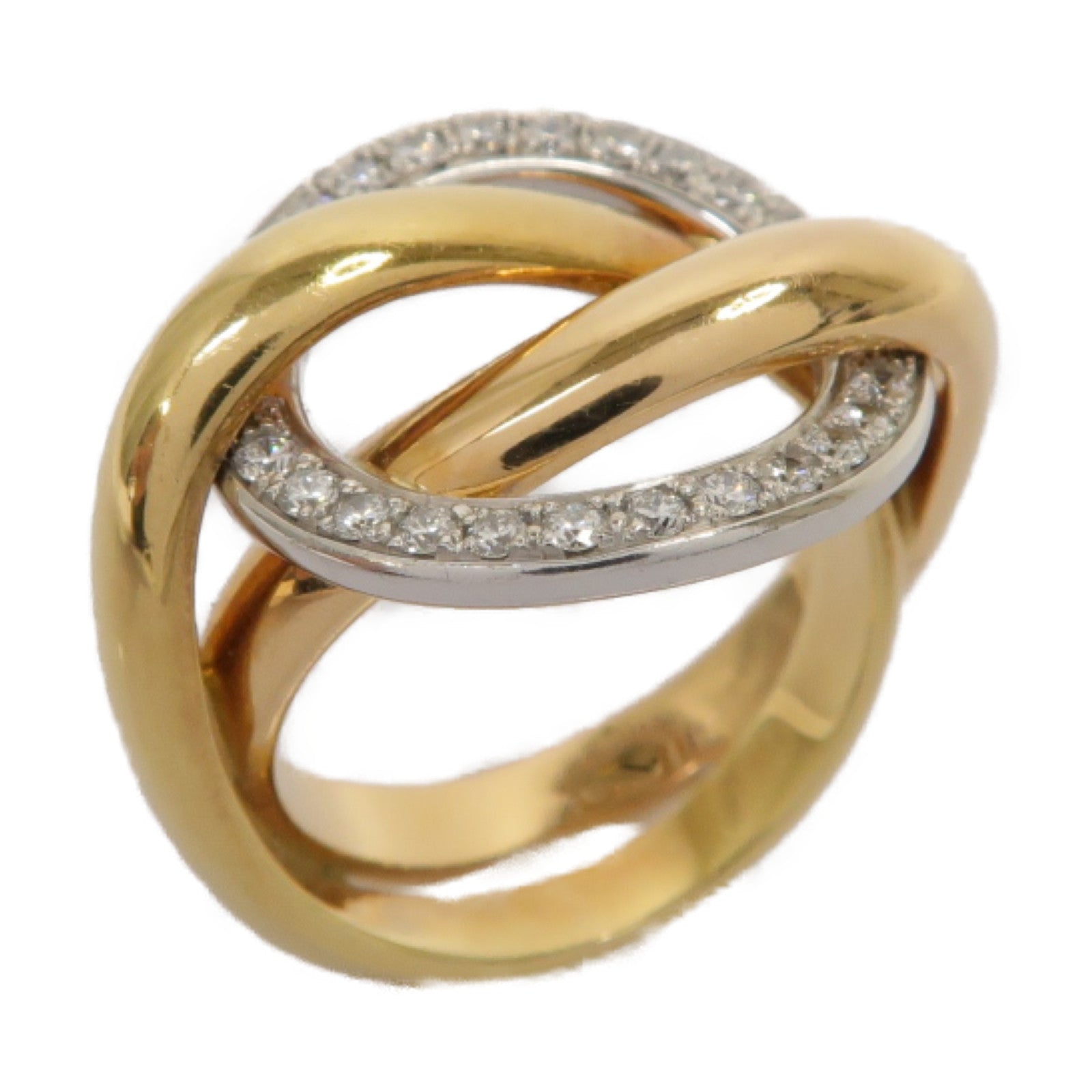 CARTIER **【激減優惠】18K黄金/玫瑰金/白金Ring戒指Cartier#51 US#5.5