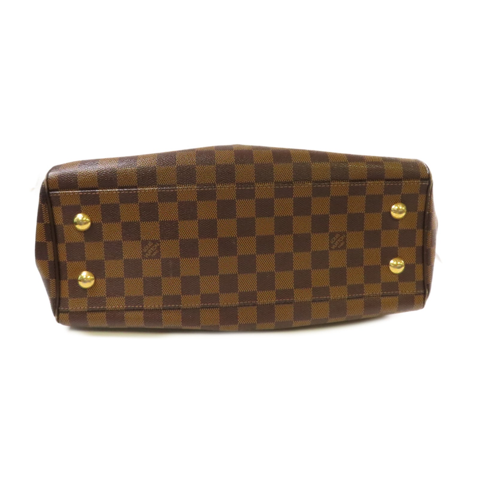LOUIS VUITTON 【激減優惠】Damier Trevi PM 2Way Shoulder Bag金扣肩背袋啡色