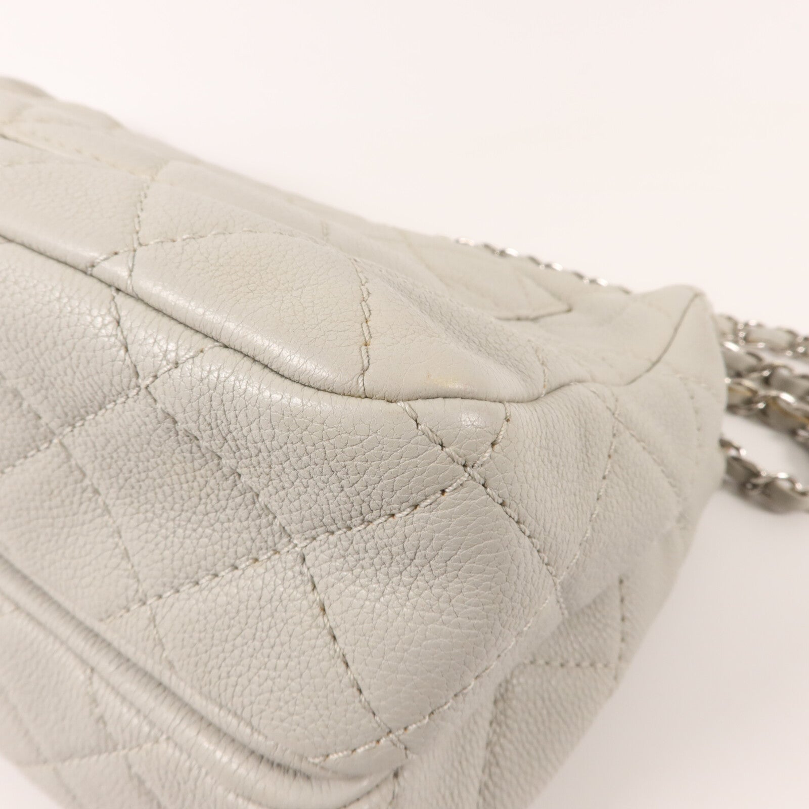 CHANEL 牛皮皮革Chain Shoulder鏈帶肩背袋