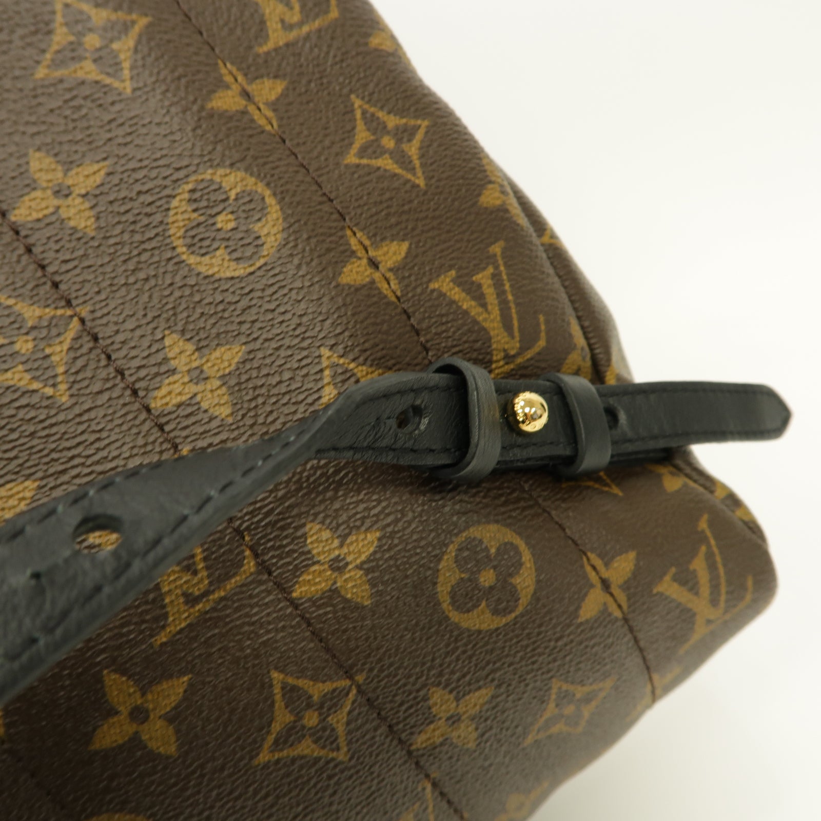 LOUIS VUITTON Monogram Macassar Palm Springs MM