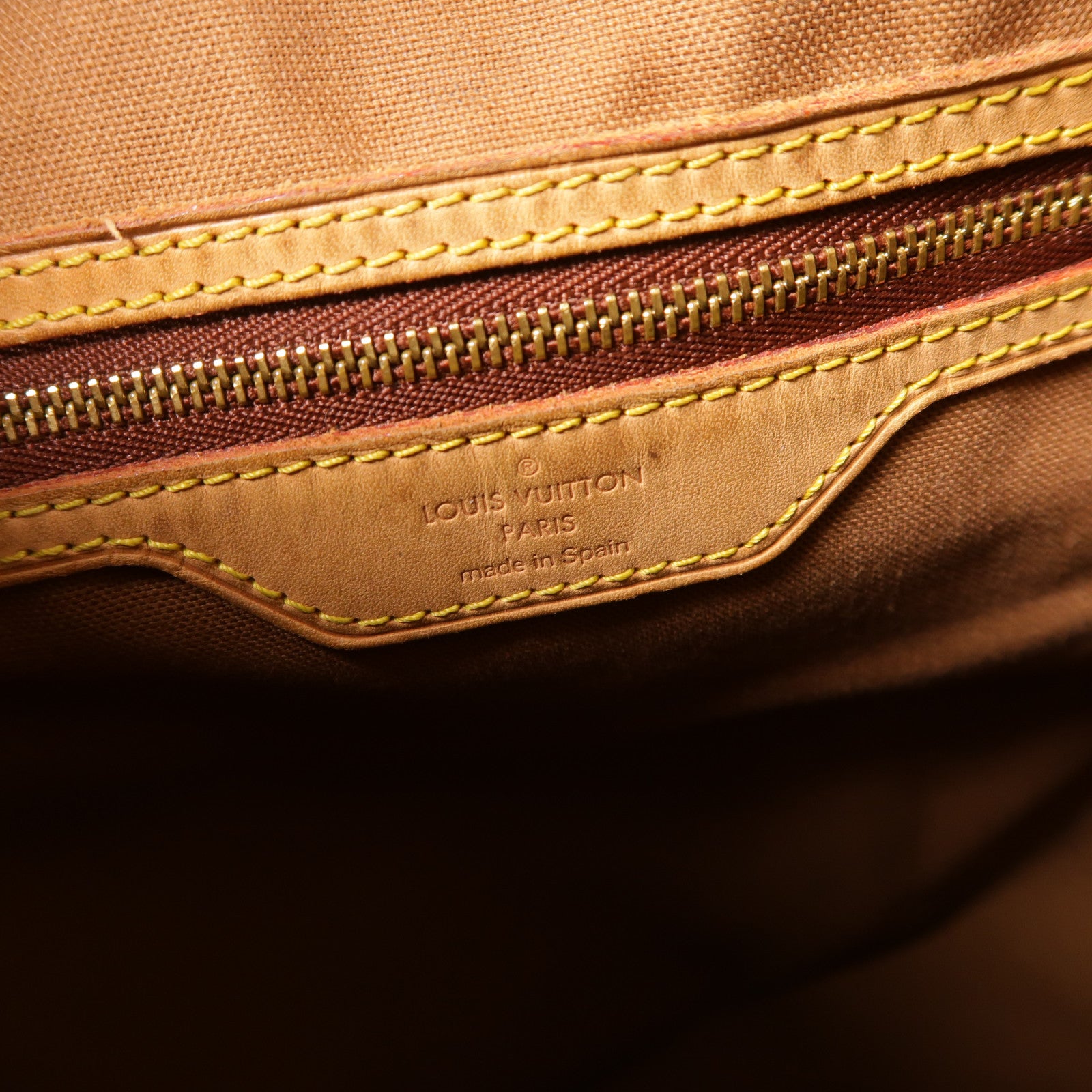 LOUIS VUITTON LV GHW Batignolles Shoulder Tote Bag Handbag M51153 Monogram Brown