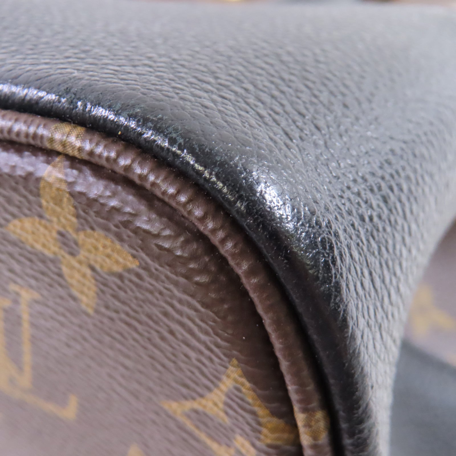 LOUIS VUITTON Monogram Flandrin 2Way Shoulder Bag金扣手挽肩背兩用袋啡色/黑色