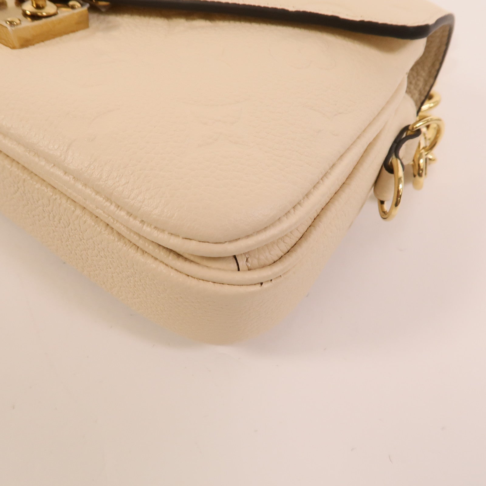 LOUIS VUITTON Monogram Empreinte Pochette Metis East West手挽肩背兩用袋