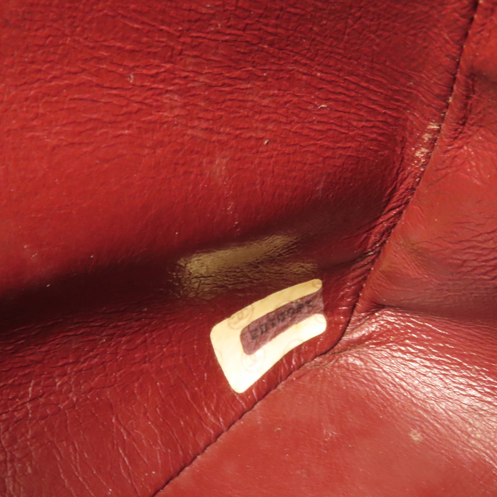 CHANEL 羊皮皮革Vintage Chain Shoulder金扣肩背袋