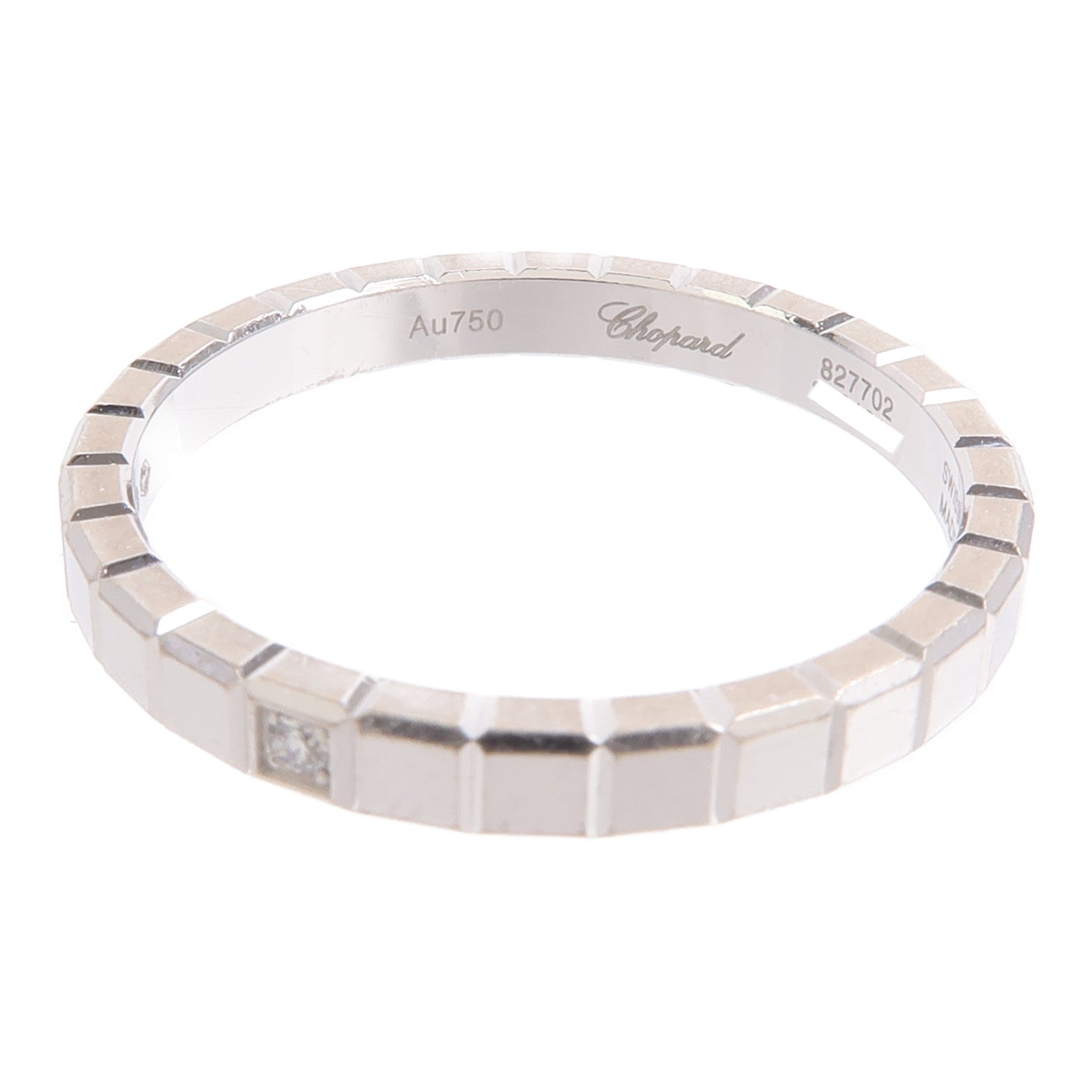 Chopard 18K白金Ice Cube Ring戒指