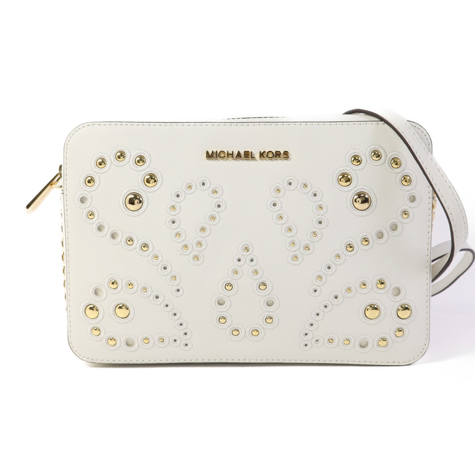 Michael Kors 牛皮皮革Chain Shoulder Bag金扣肩背袋