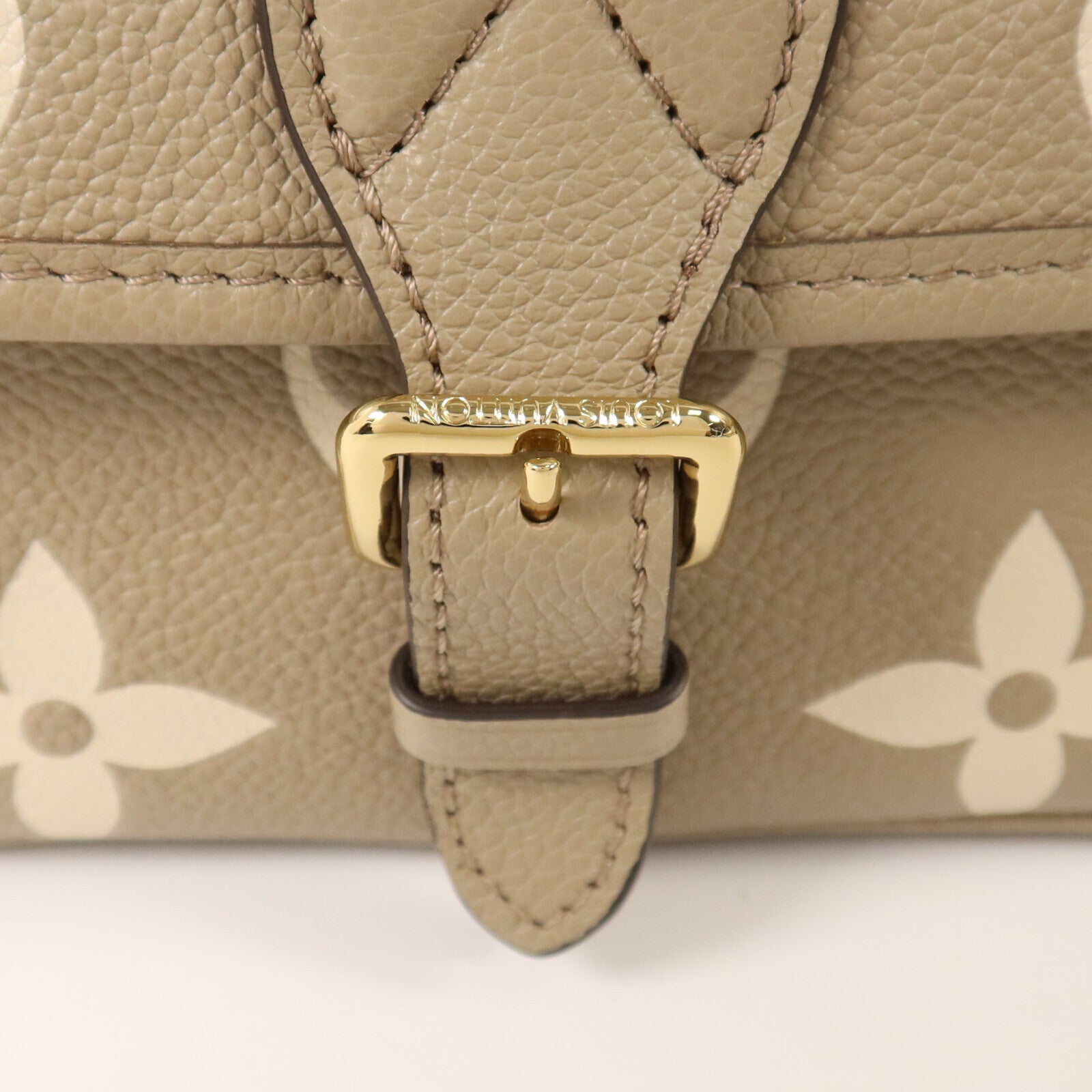 LOUIS VUITTON Monogram Empreinte Diane PM金扣手挽肩背兩用袋