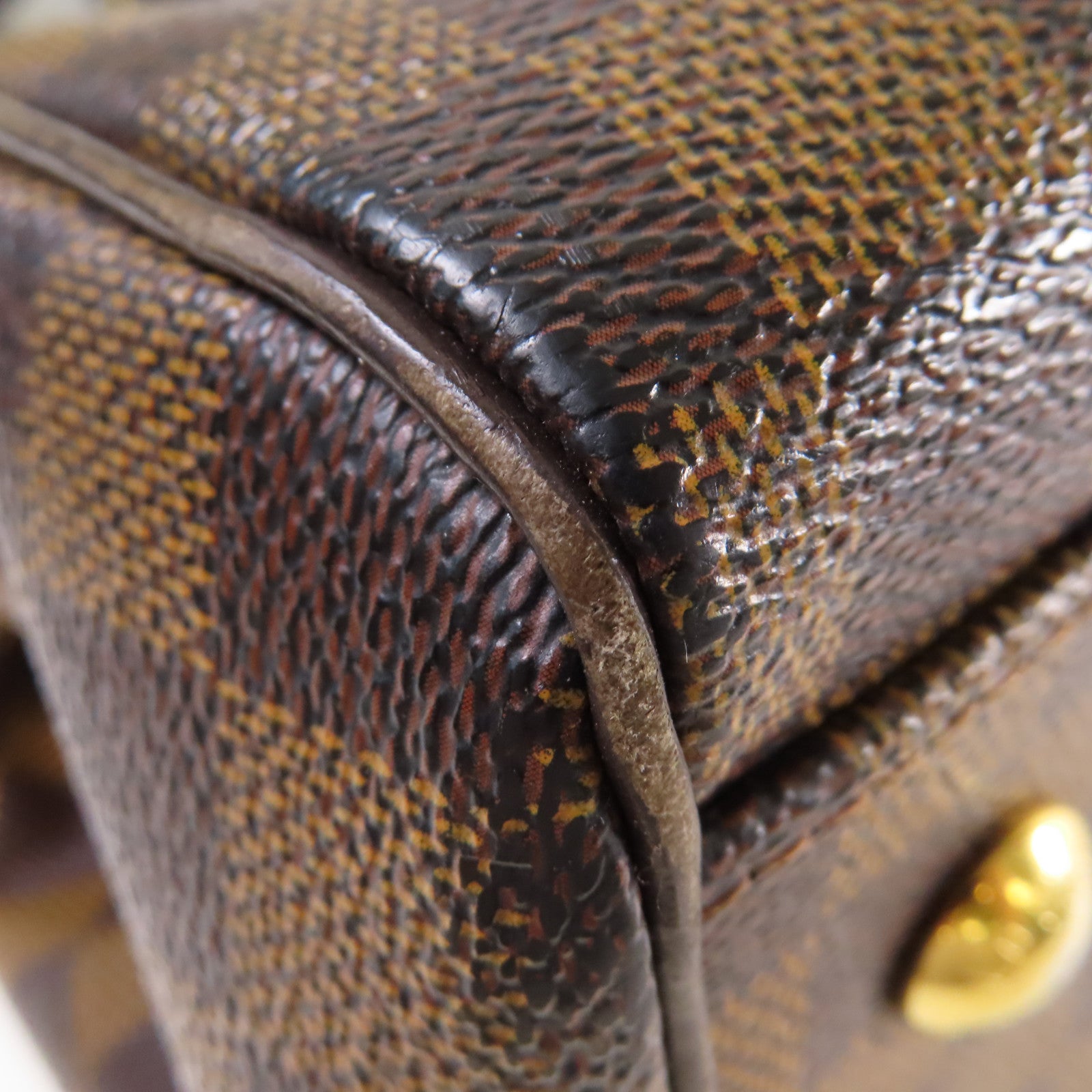 LOUIS VUITTON 【激減優惠】Damier Trevi PM 2Way Shoulder Bag金扣肩背袋啡色
