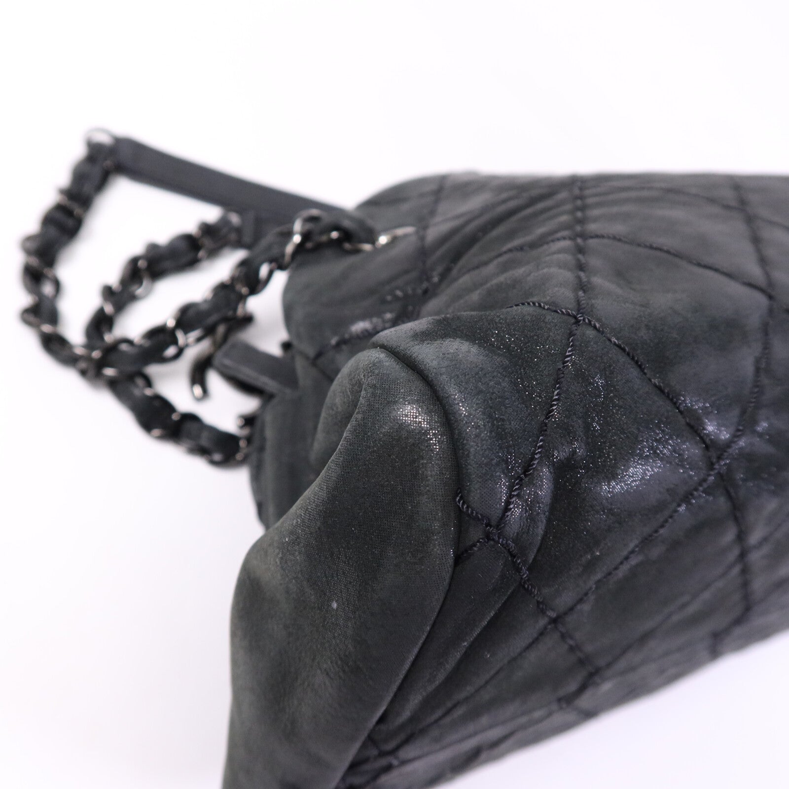 CHANEL 牛皮皮革Chain Shoulder Bag鏈帶肩背袋