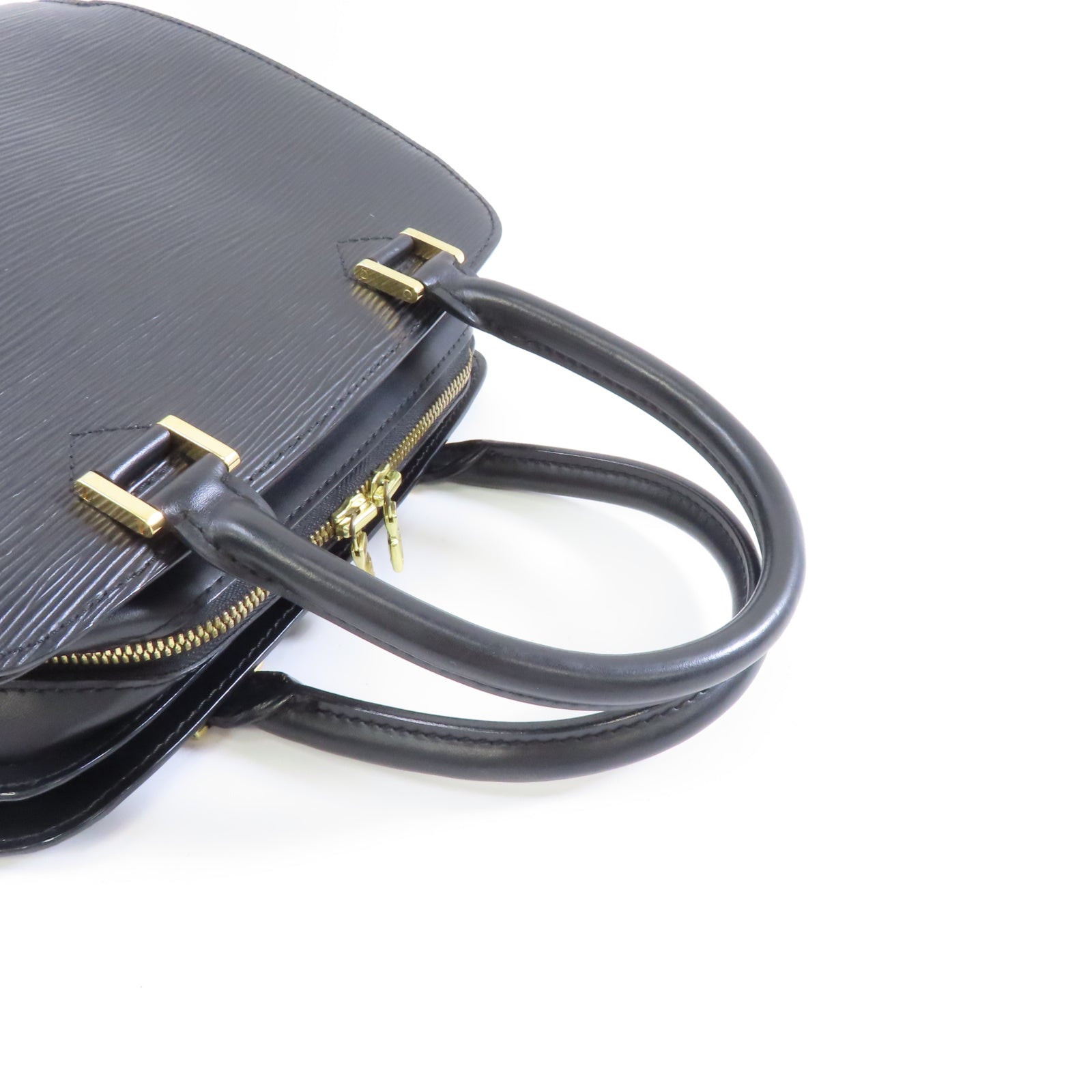 LOUIS VUITTON Epi Ponneuf金扣手挽袋黑色