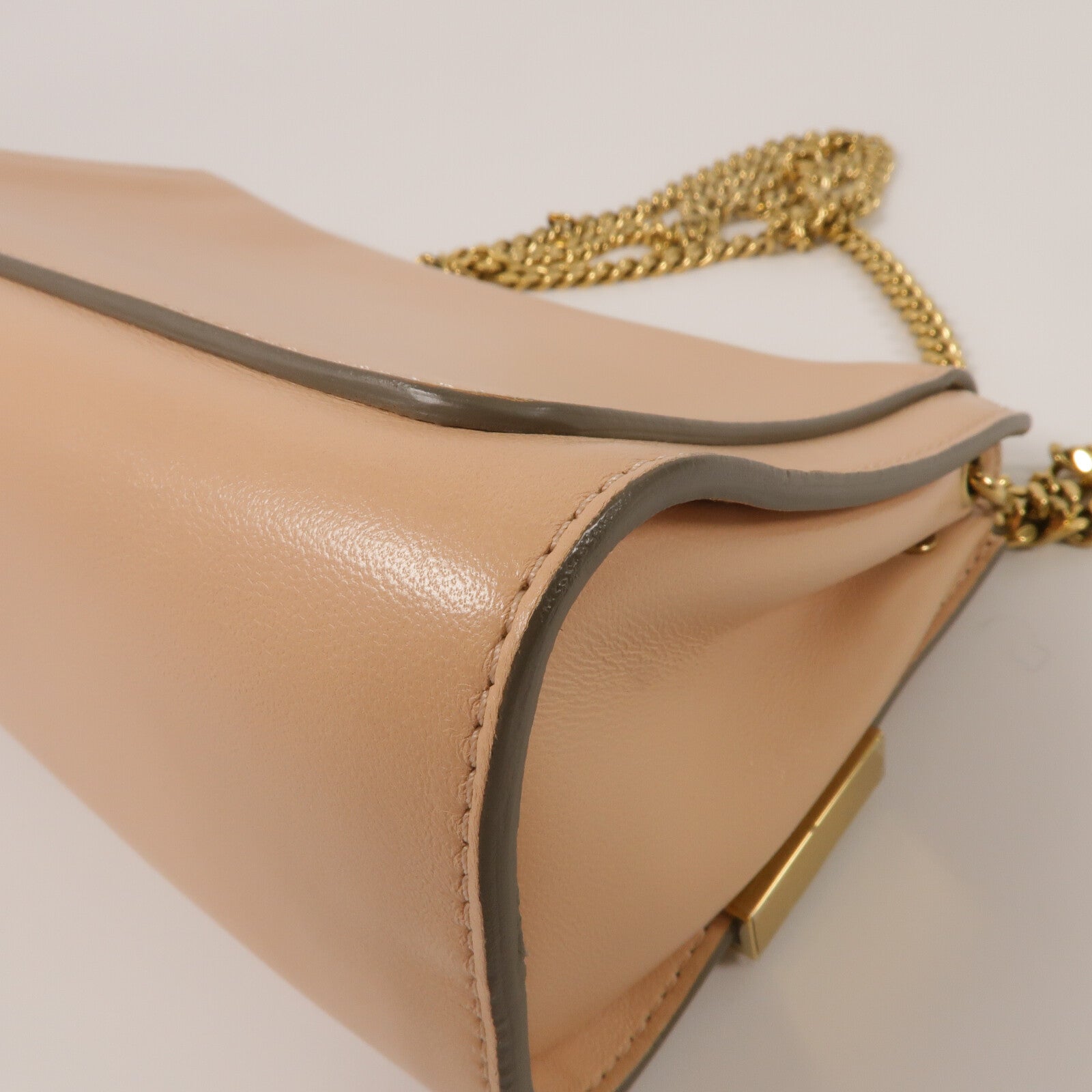 Chloe 牛皮皮革Elle鏈帶肩背袋