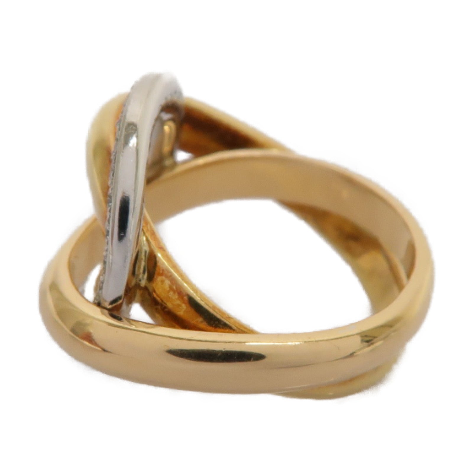 CARTIER **【激減優惠】18K黄金/玫瑰金/白金Ring戒指Cartier#51 US#5.5