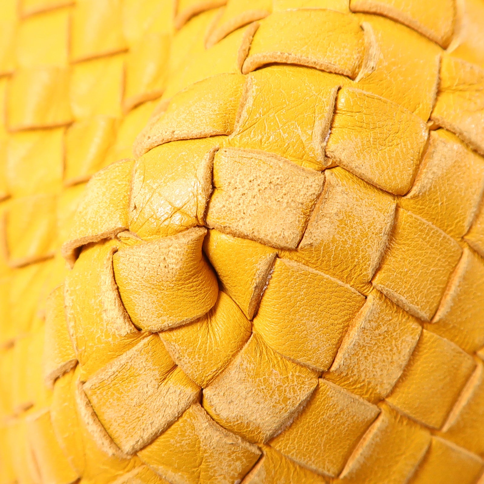 BOTTEGA VENETA BV Tote Bag Lambskin Leather Yellow