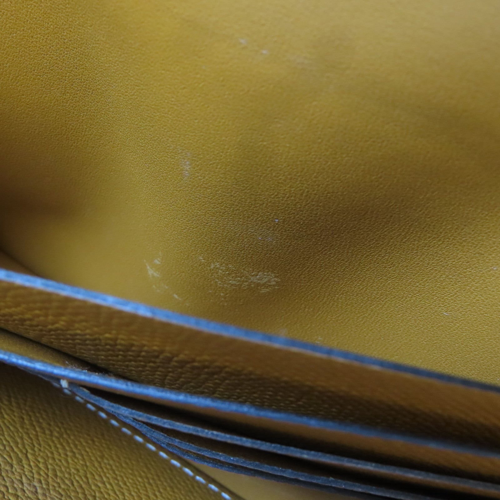 HERMES Epsom皮革Constance To Go銀扣肩背袋啡色