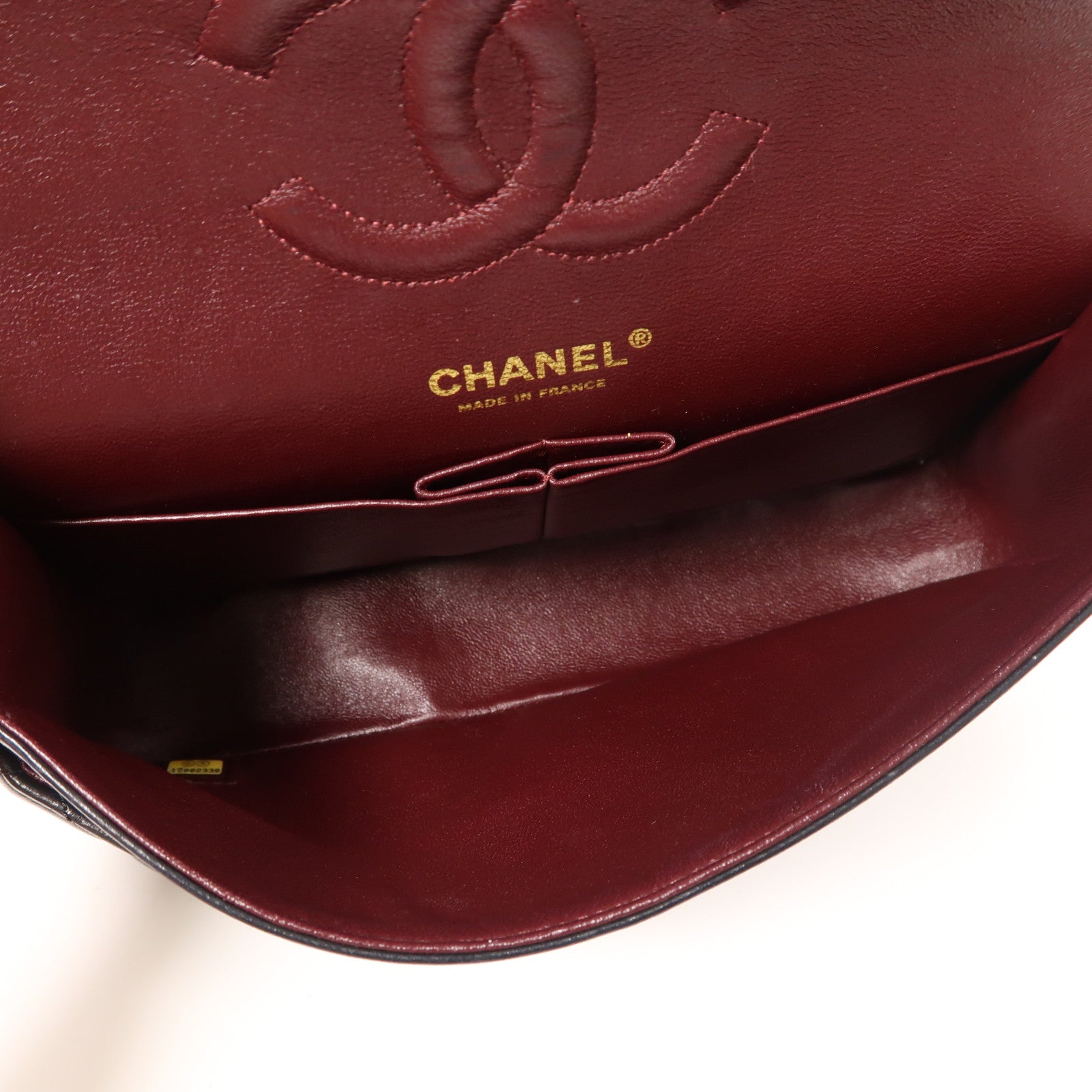 CHANEL 羊皮皮革Classic 25金扣鏈帶肩背袋