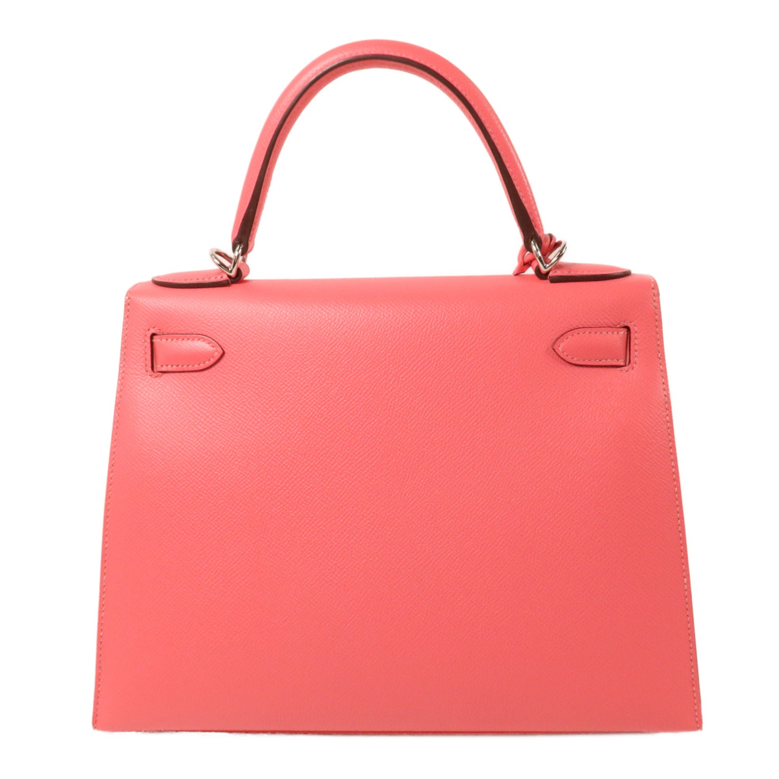 HERMES Epsom皮革Kelly 28手挽肩背兩用袋Rose Azalee