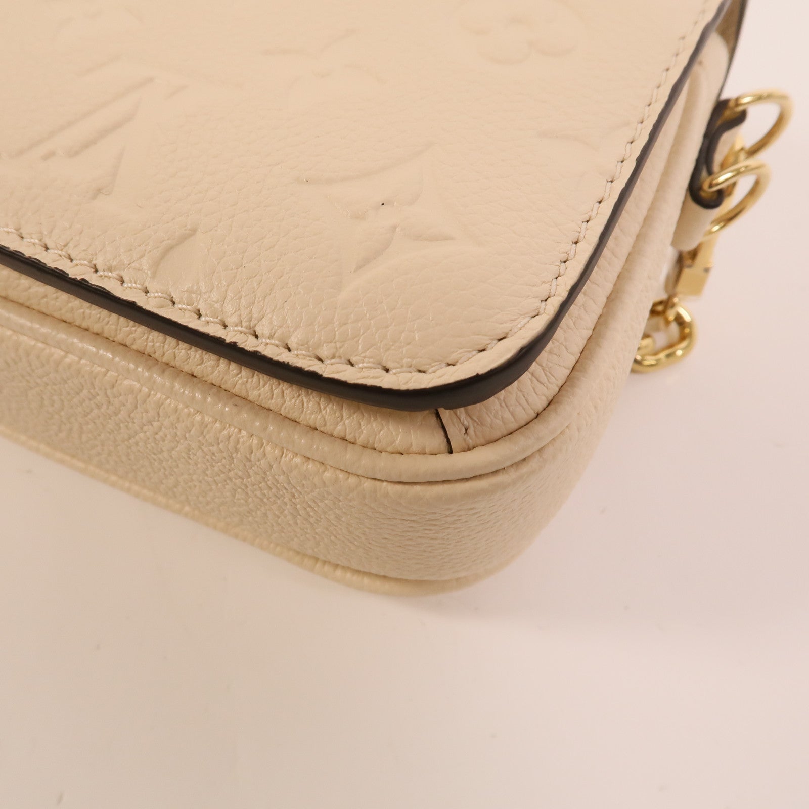 LOUIS VUITTON Monogram Empreinte Pochette Metis East West手挽肩背兩用袋