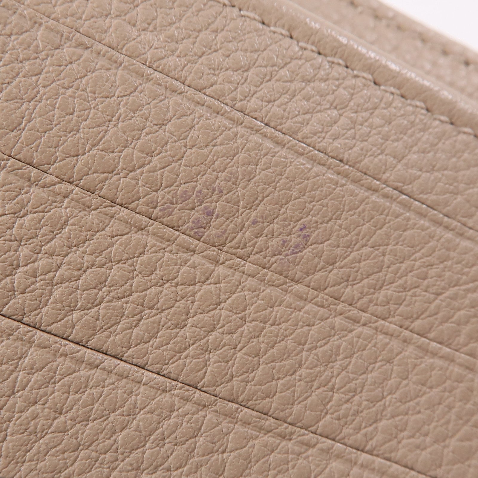 LOUIS VUITTON 【激減優惠】Monogram Mahina Amelia Coquille Long Wallet金扣長錢包米色