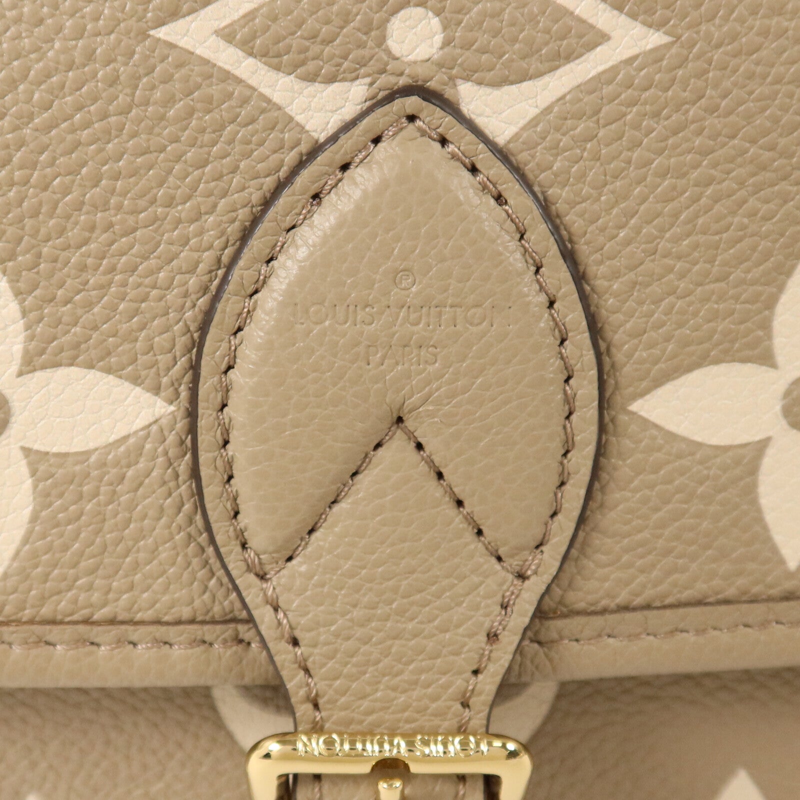 LOUIS VUITTON Monogram Empreinte Diane PM金扣手挽肩背兩用袋