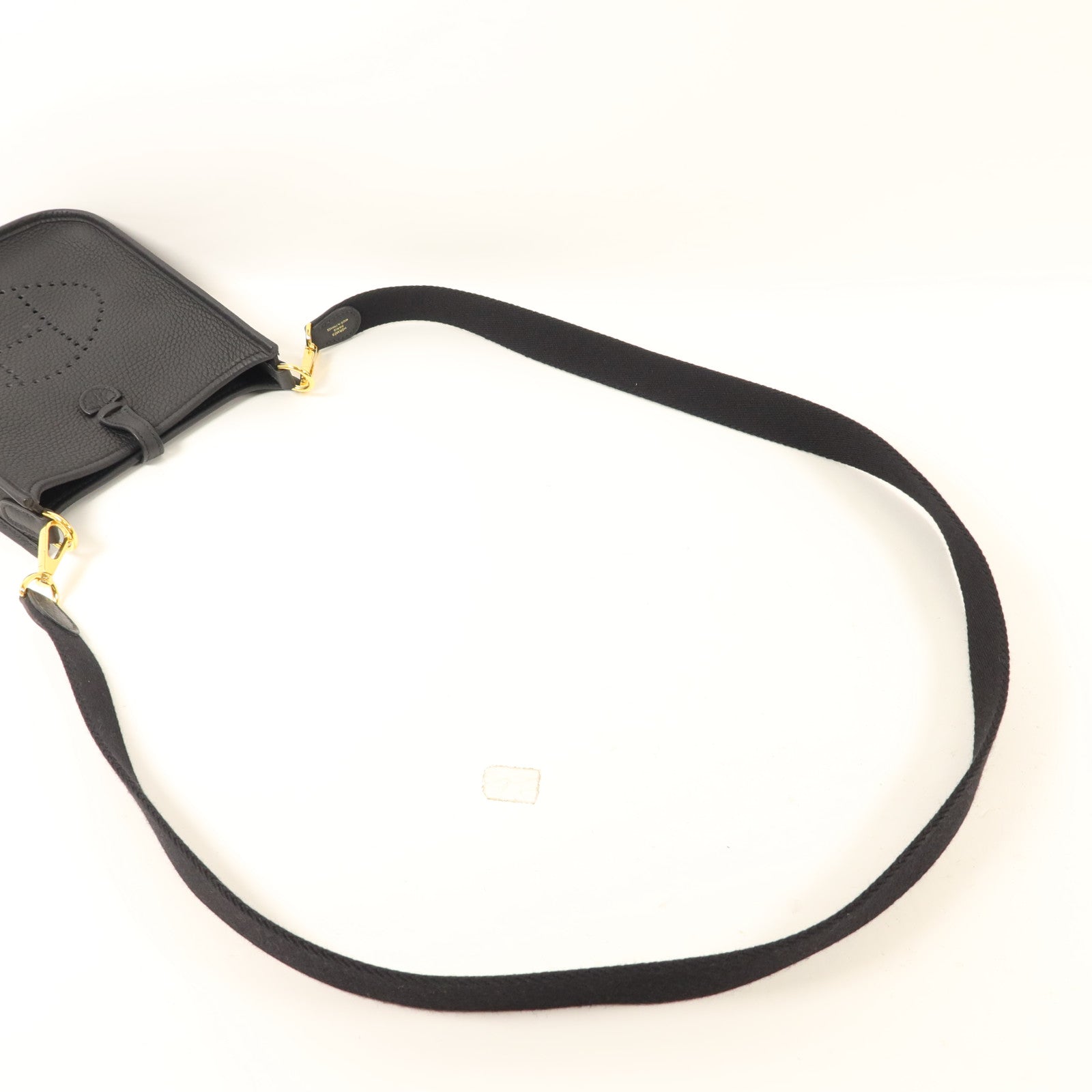 HERMES Clemence皮革Evelyne TPM肩背袋Noir