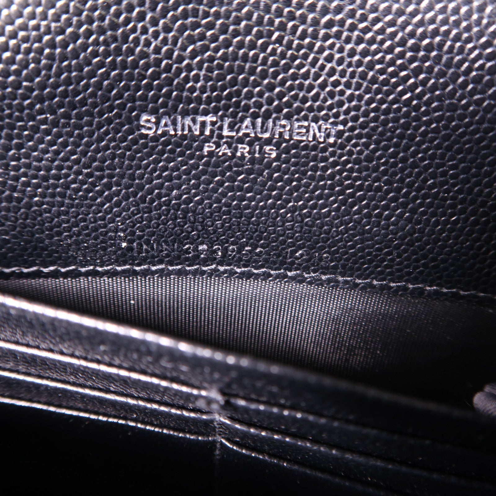 SAINT LAURENT 牛皮皮革Chain Shoulder Bag銀扣鏈帶肩背袋