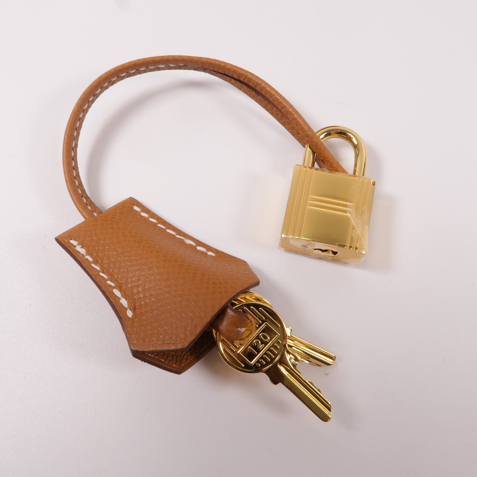 HERMES Epsom皮革Kelly 25手挽肩背兩用袋Gold
