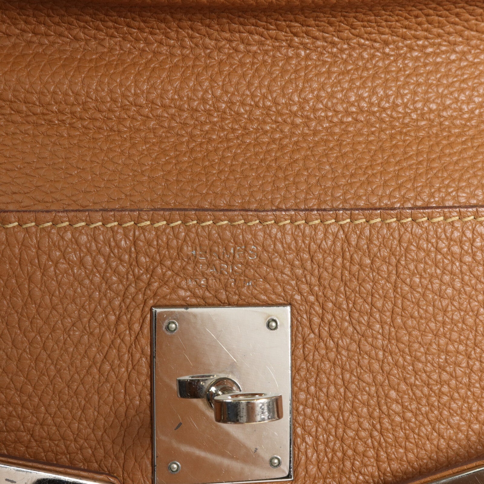 HERMES Togo皮革Kelly 32手挽肩背兩用袋Gold
