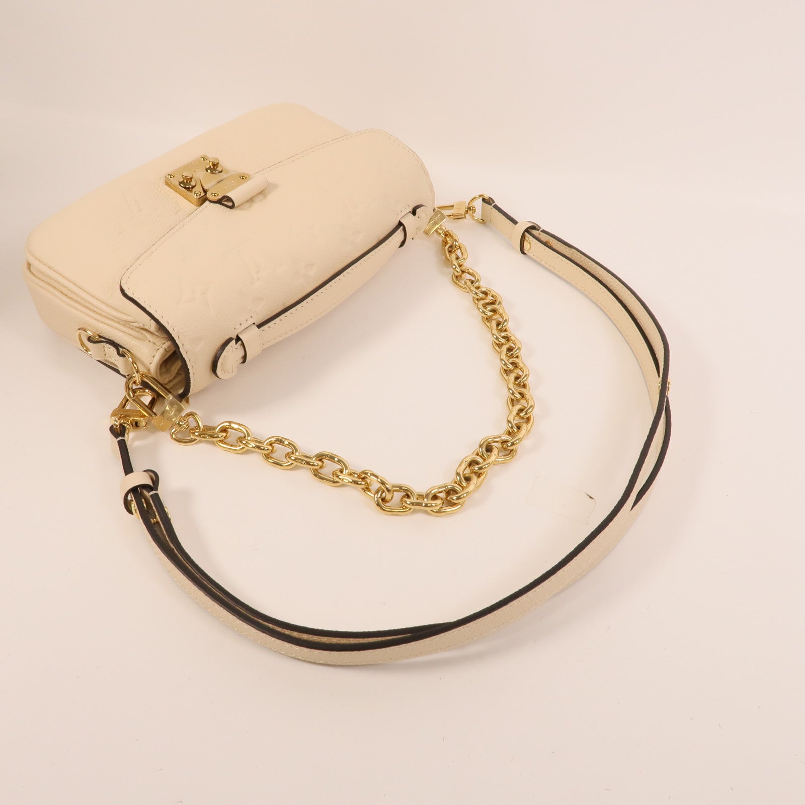 LOUIS VUITTON Monogram Empreinte Pochette Metis East West手挽肩背兩用袋