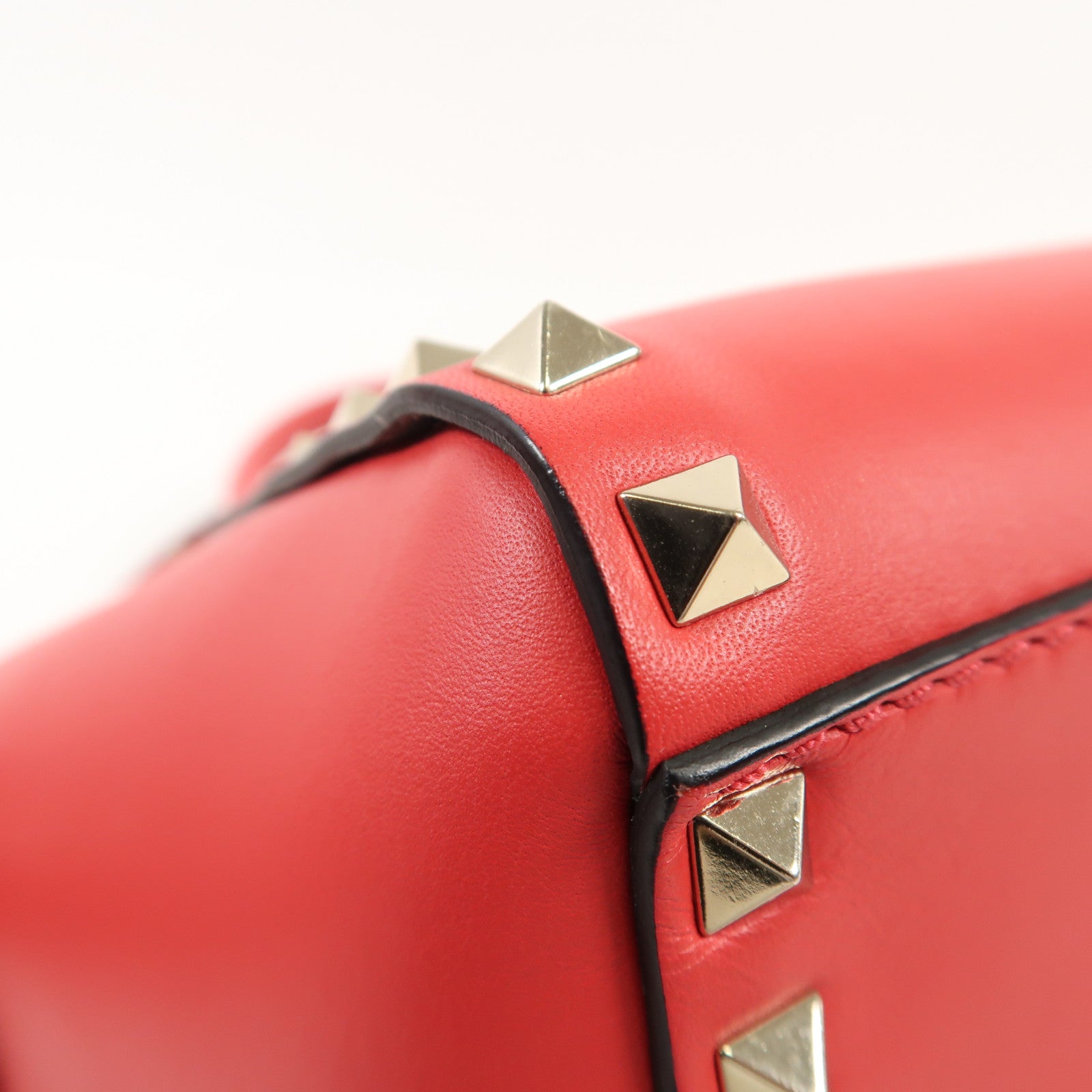 Valentino 牛皮皮革Shoulder Bag金扣手挽肩背兩用袋