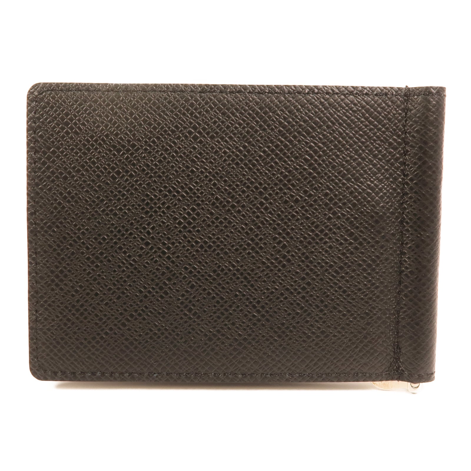LOUIS VUITTON Taiga Portefeuille Pince Money Clip銀扣卡片套