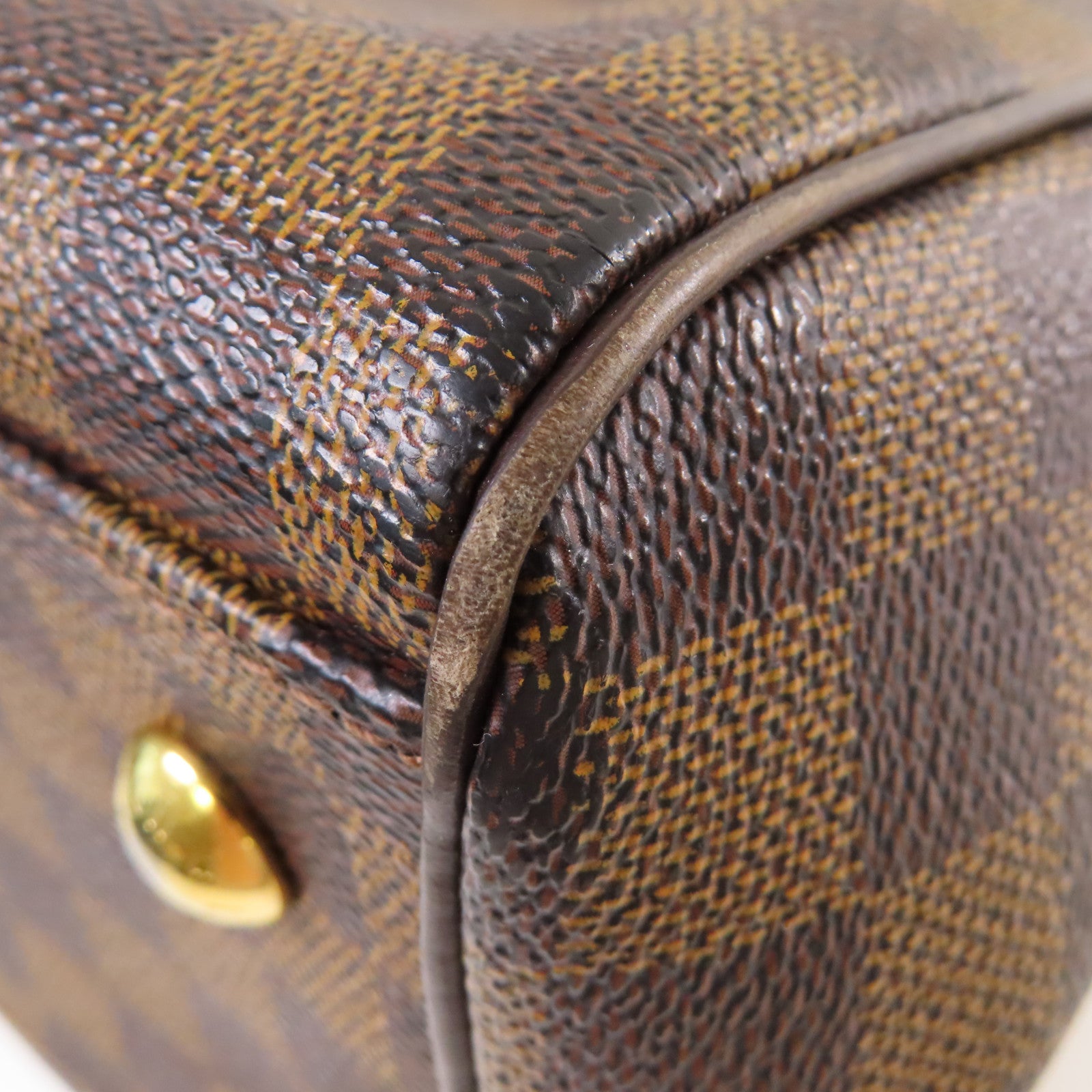 LOUIS VUITTON 【激減優惠】Damier Trevi PM 2Way Shoulder Bag金扣肩背袋啡色