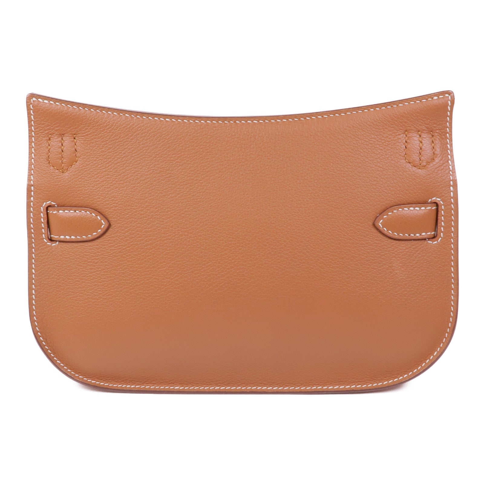 HERMES Evercolor皮革Jypsiere Mini金扣肩背袋37 Gold