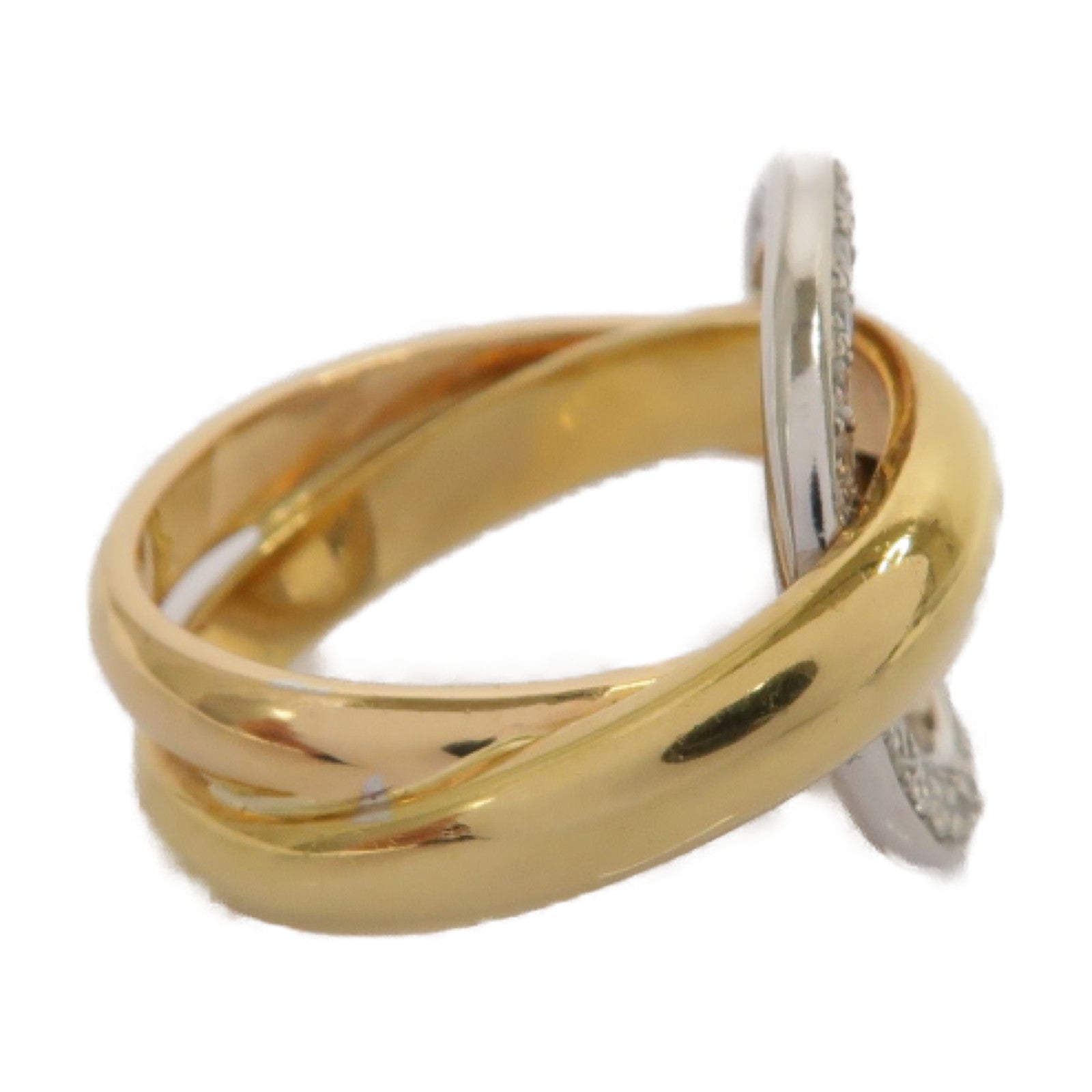 CARTIER **【激減優惠】18K黄金/玫瑰金/白金Ring戒指Cartier#51 US#5.5