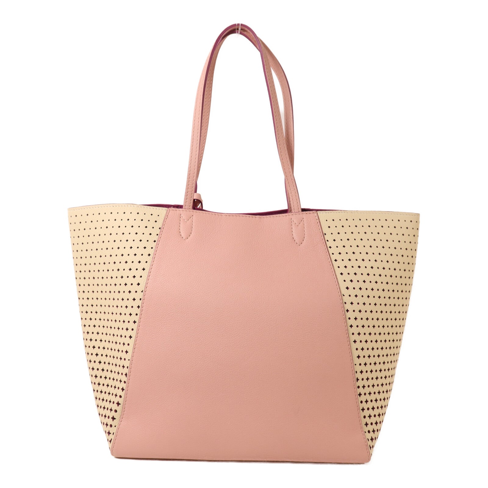 LOUIS VUITTON 牛皮皮革Rockme Cabas銀扣手挽袋