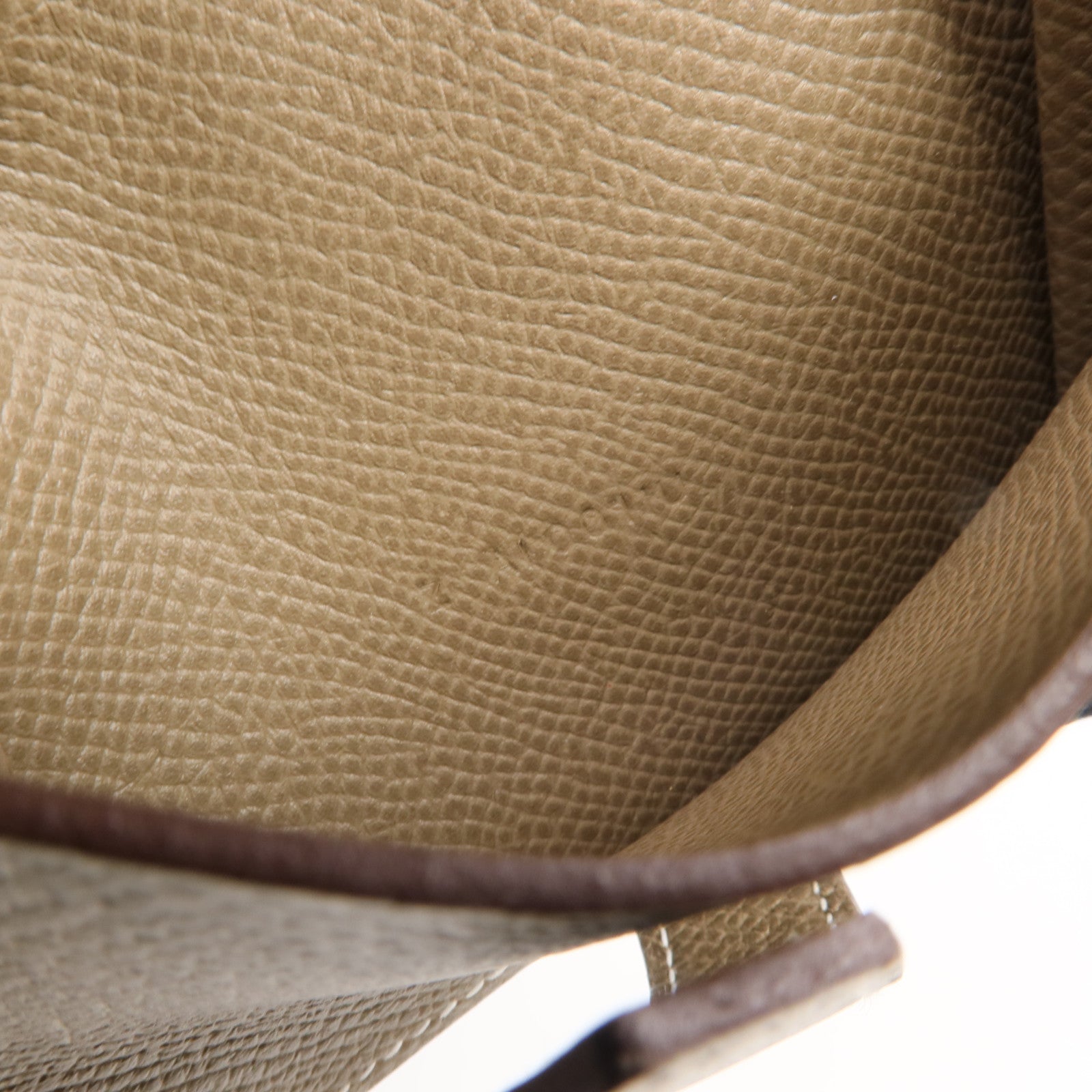 HERMES 【激減優惠】Epsom皮革Bearn Mini Wallet金扣錢包Etoupe