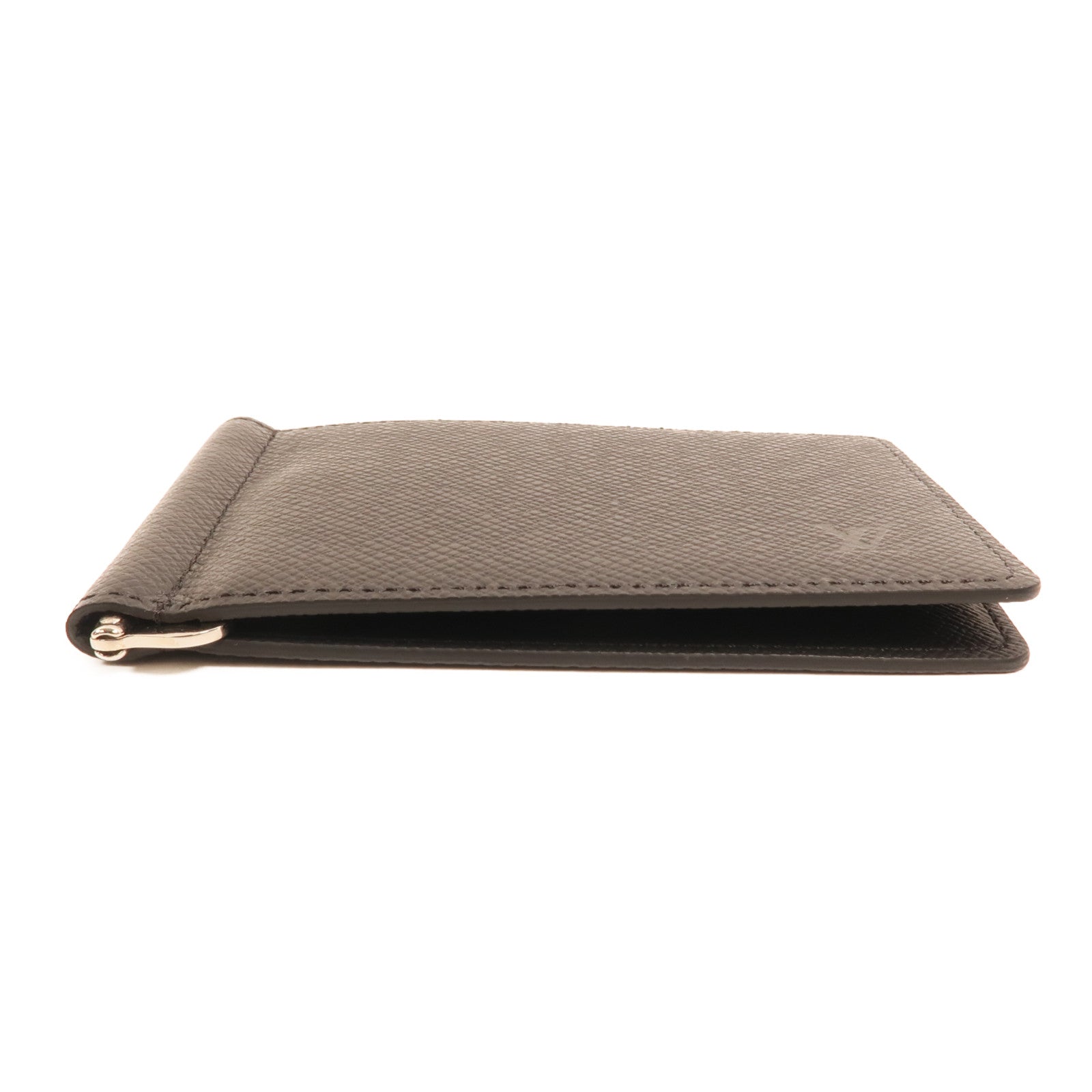 LOUIS VUITTON Taiga Portefeuille Pince Money Clip銀扣卡片套