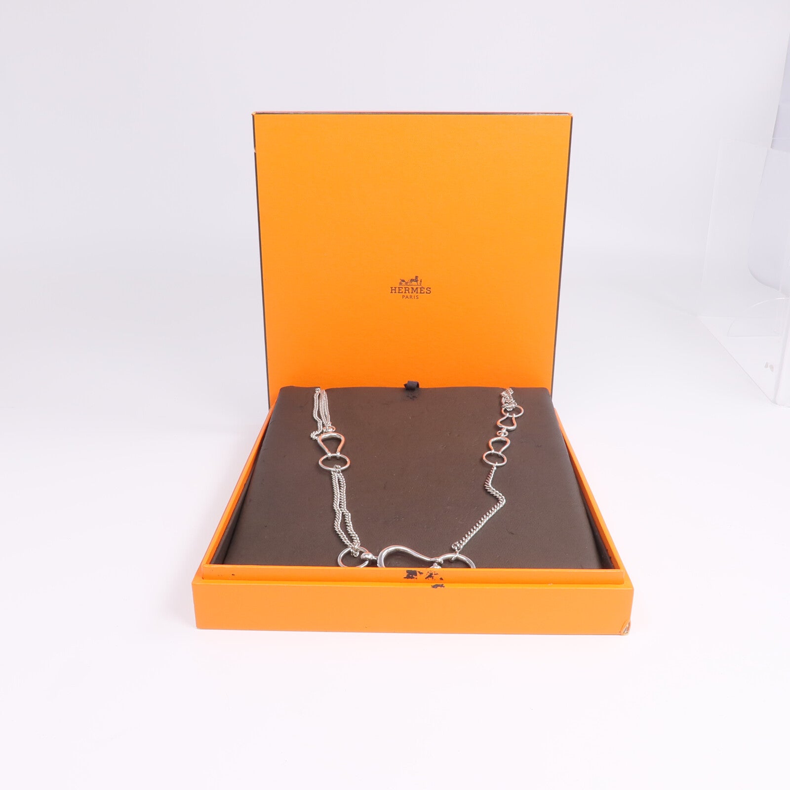 HERMES 925純銀Collier Sautoir Arabesque項鍊