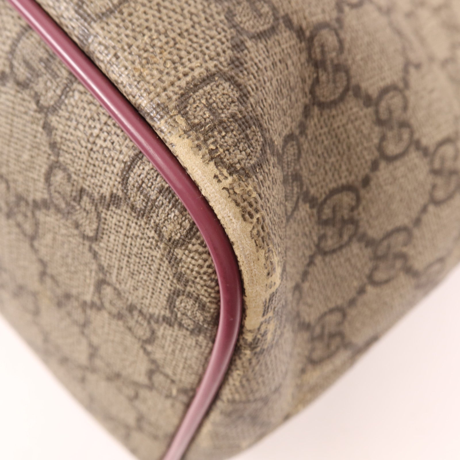 GUCCI 塗層帆布Tote Bag金扣手挽肩背兩用袋
