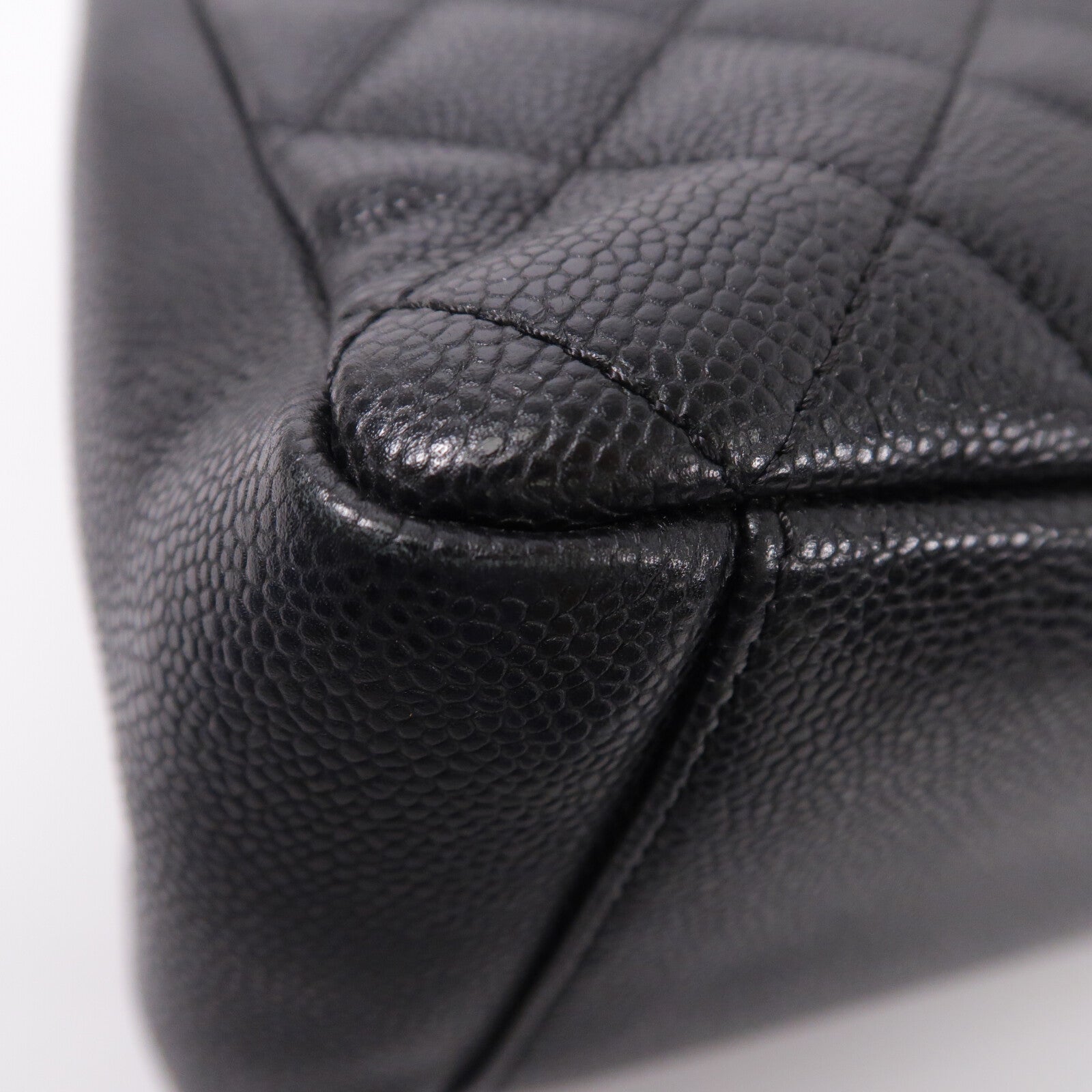 CHANEL 牛皮皮革GST Grand Shopping Tote Bag鏈帶肩背袋