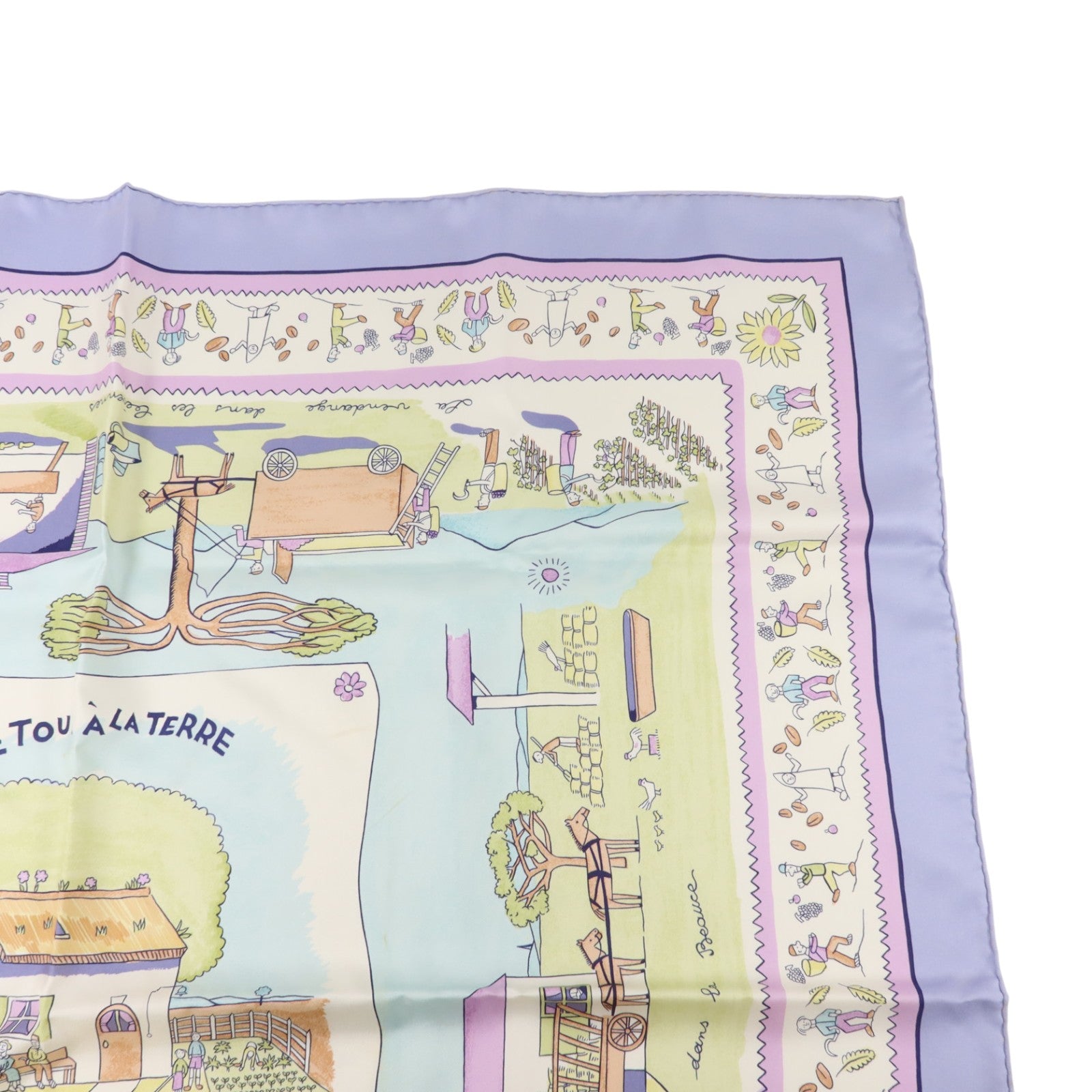 HERMES 絲質Scarf 90X90絲巾