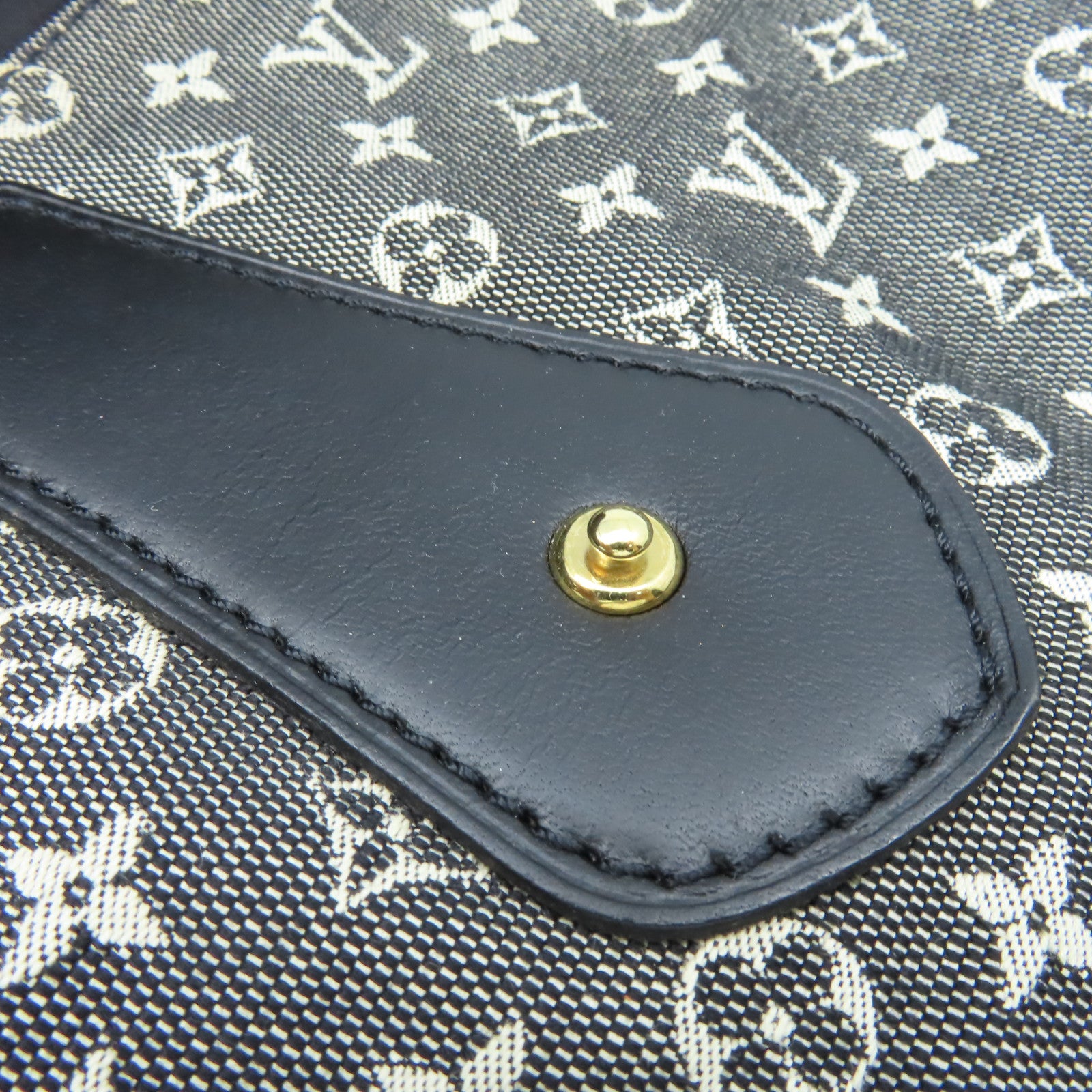 LOUIS VUITTON Mini Lin Monogram Mini Hippo Mario Kate Hand Bag手挽袋黑色