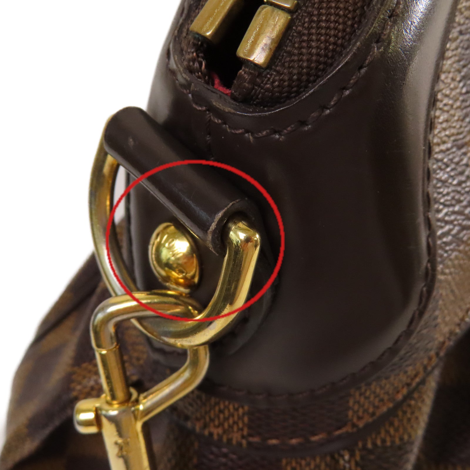LOUIS VUITTON 【激減優惠】Damier Trevi PM 2Way Shoulder Bag金扣肩背袋啡色