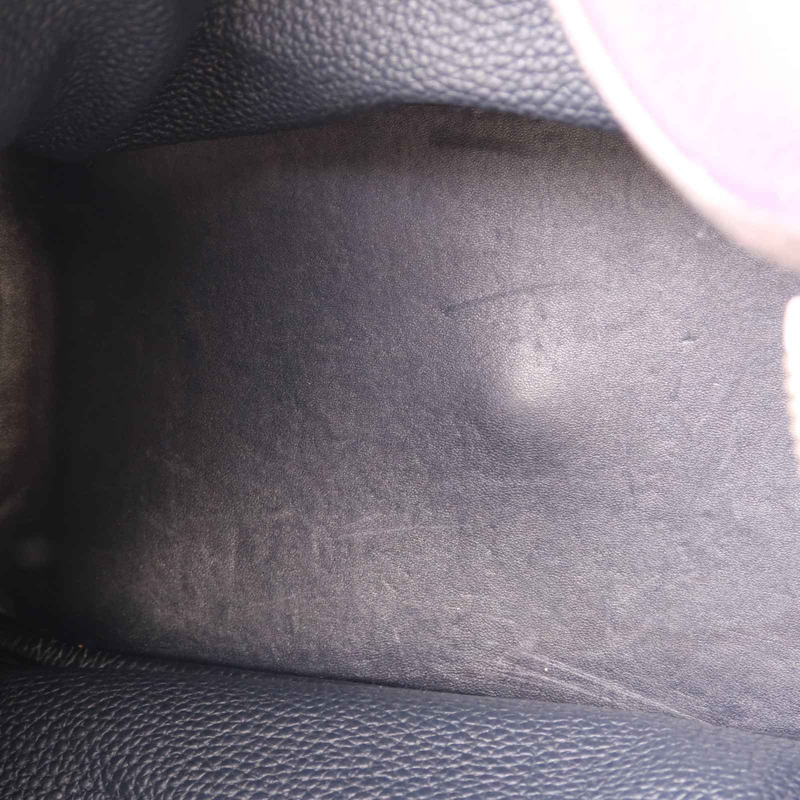 HERMES PHW Lindy 30 2 Way Shoulder Bag Taurillon Clemence Leather Anemone Purple