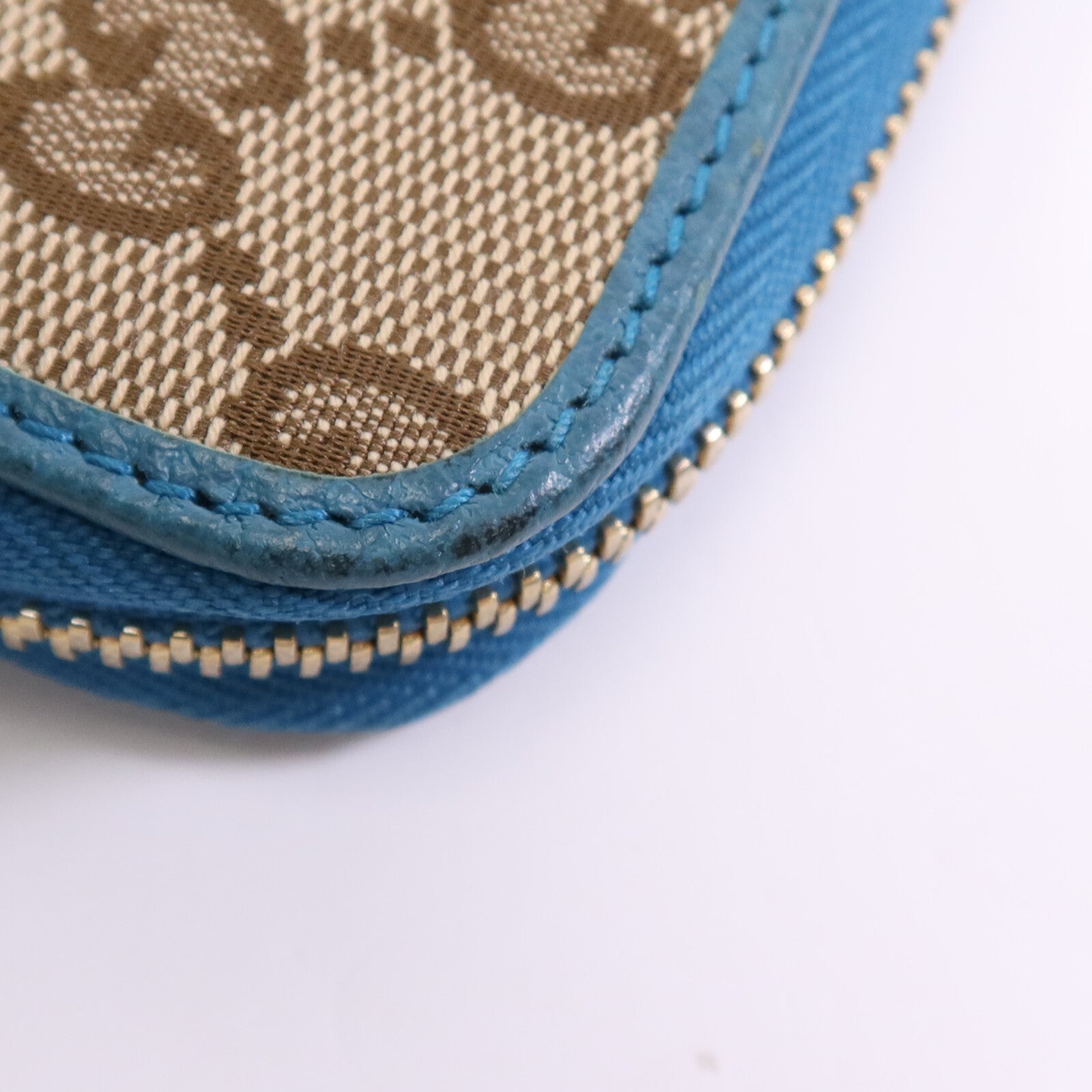 GUCCI 帆布Long Wallet金扣長錢包